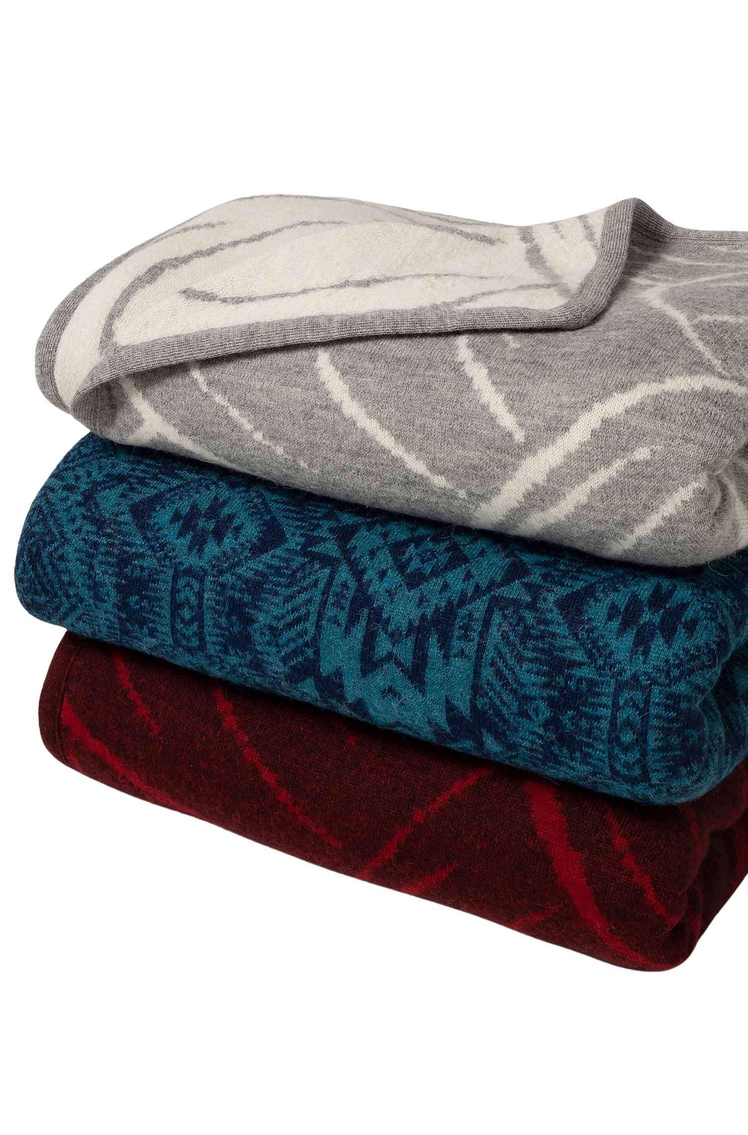 Alpaka Decke JACQUARD