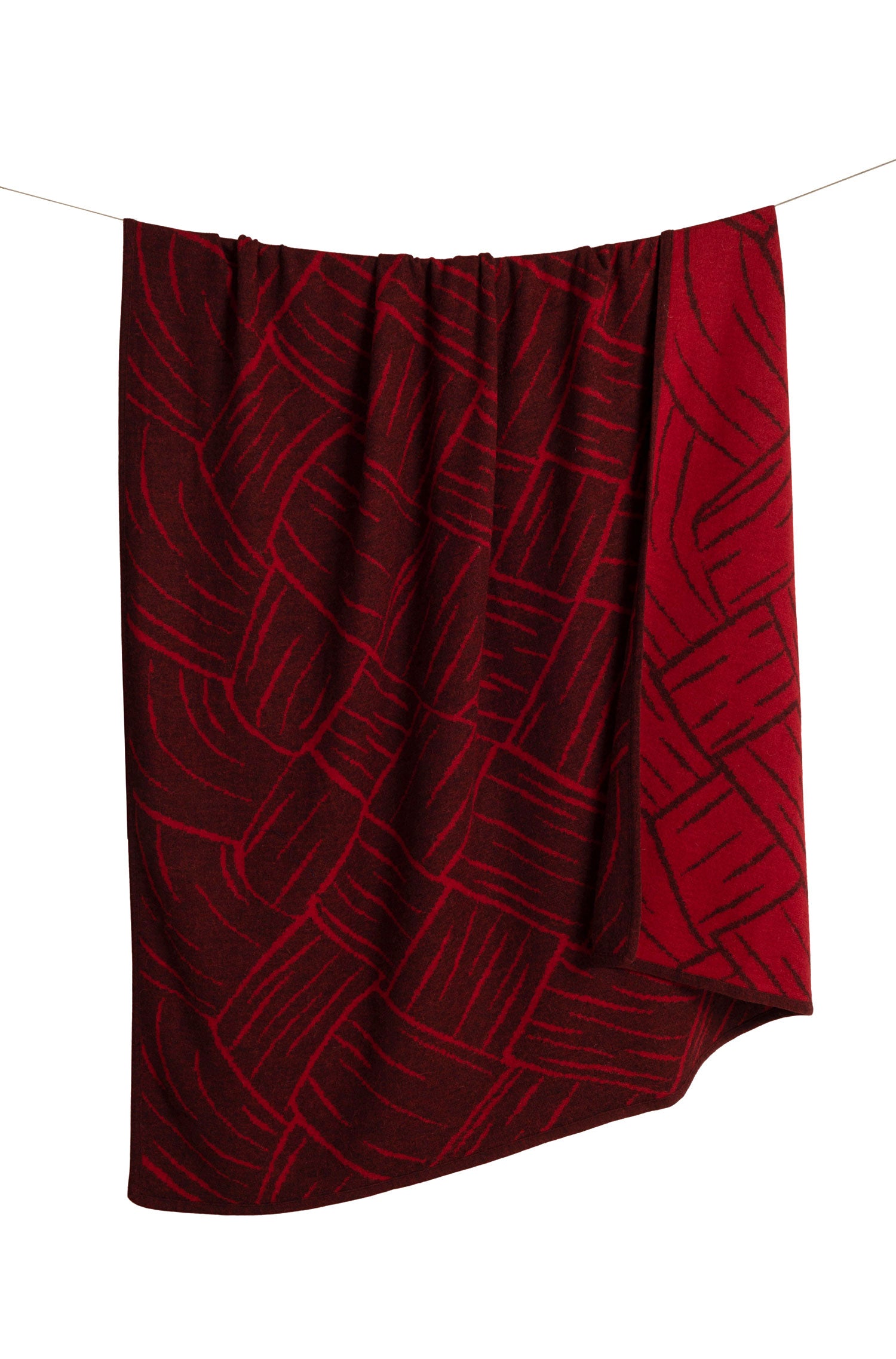 Alpaka Decke JACQUARD