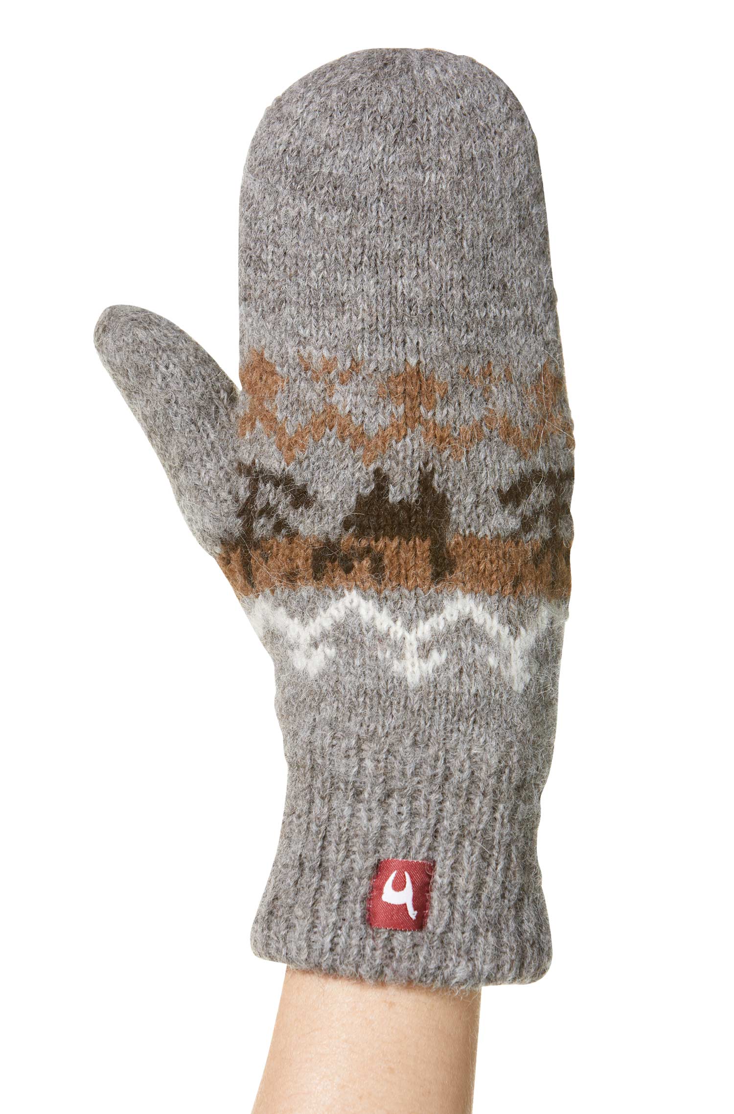 Alpaca mittens NATURA made from 100% Alpaca Superfine