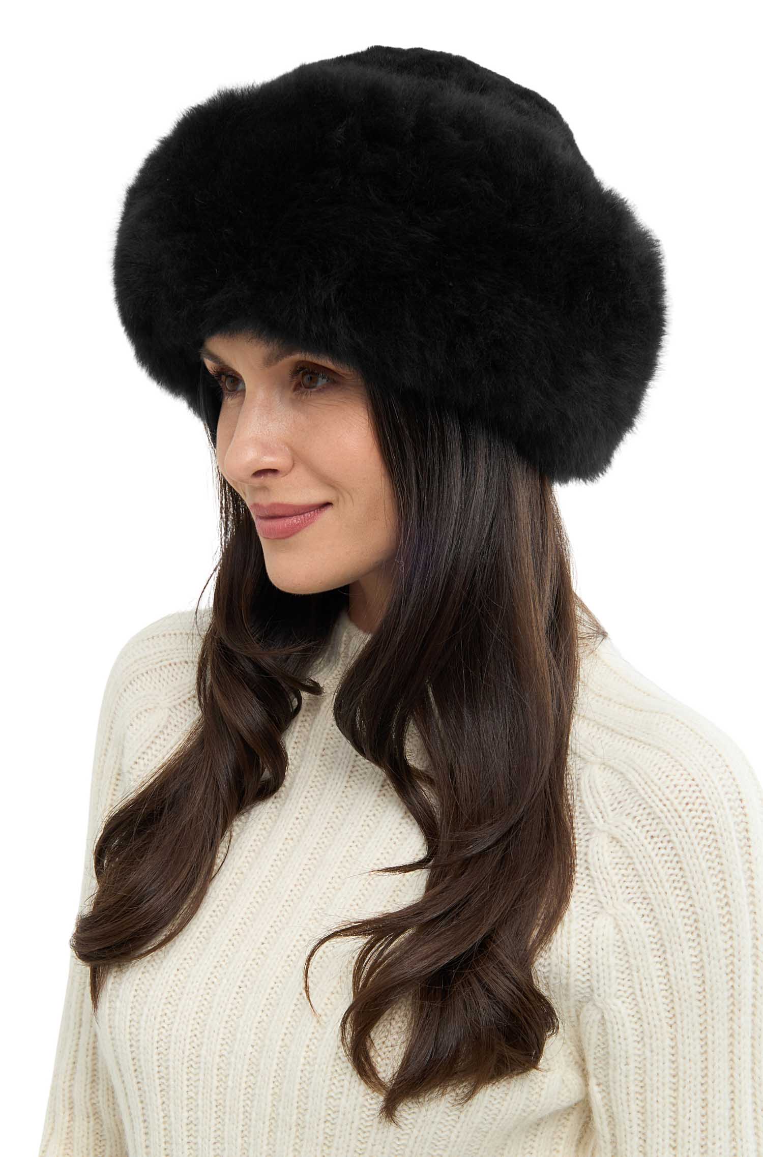 Alpaka Fellmütze aus 100% Alpaka Fell