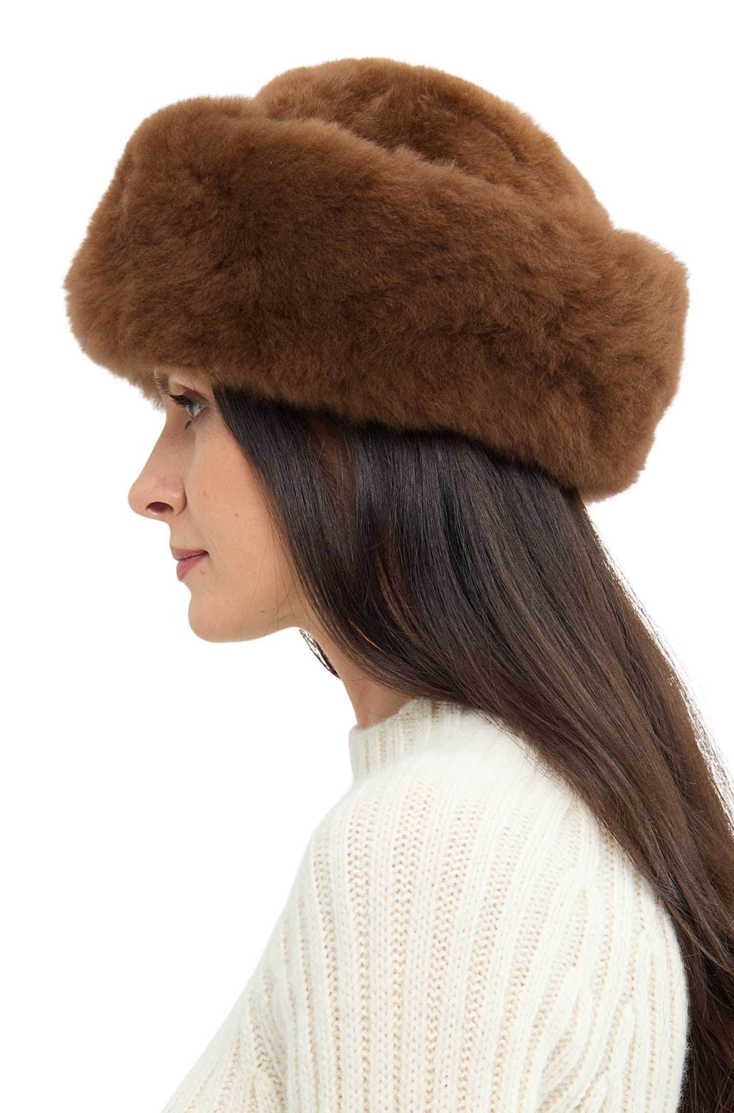 Alpaka Fellmütze aus 100% Alpaka Fell