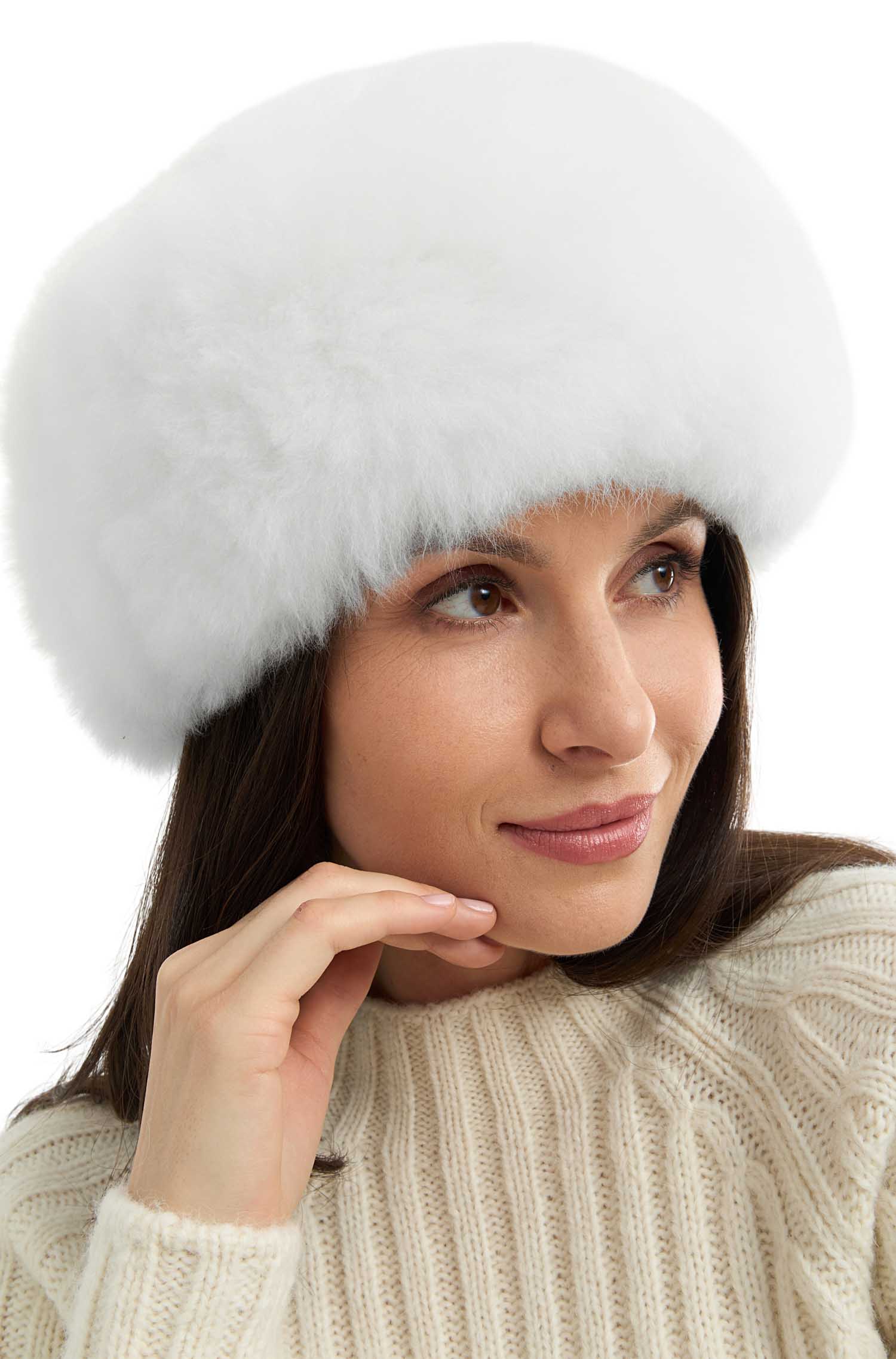 Alpaka Fellmütze aus 100% Alpaka Fell