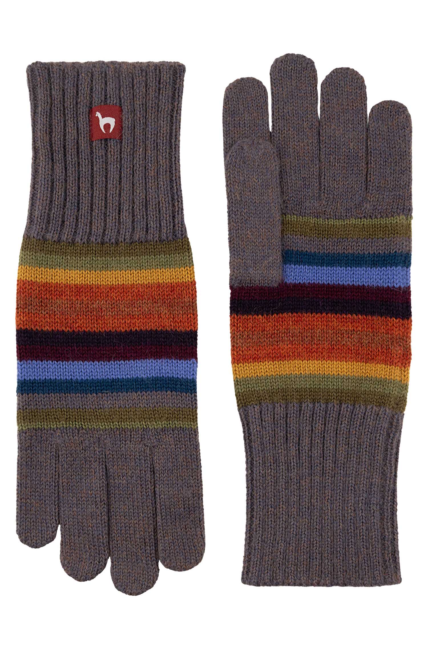 Alpaka Fingerhandschuhe ARCO IRIS aus 100% Baby Alpaka
