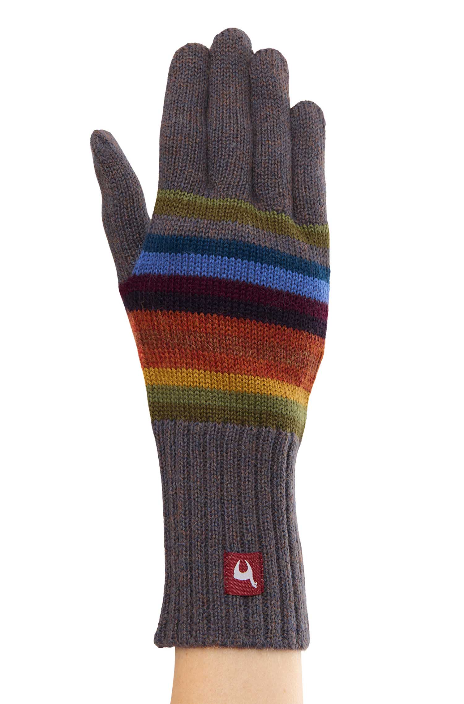 Alpaka Fingerhandschuhe ARCO IRIS aus 100% Baby Alpaka