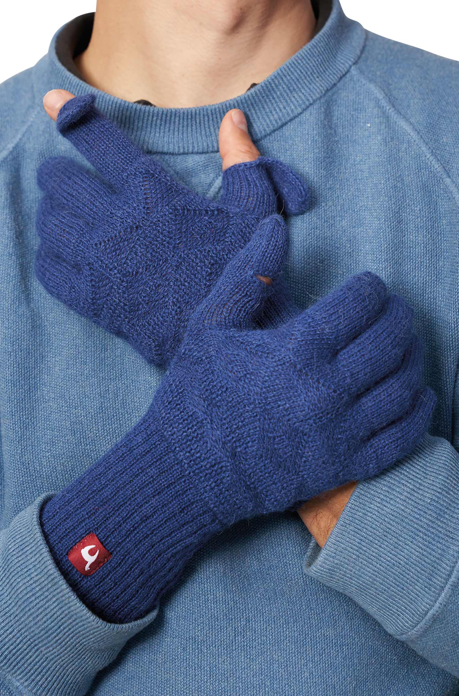 Alpaka Fingerhandschuhe MUJAL aus 100% Baby Alpaka
