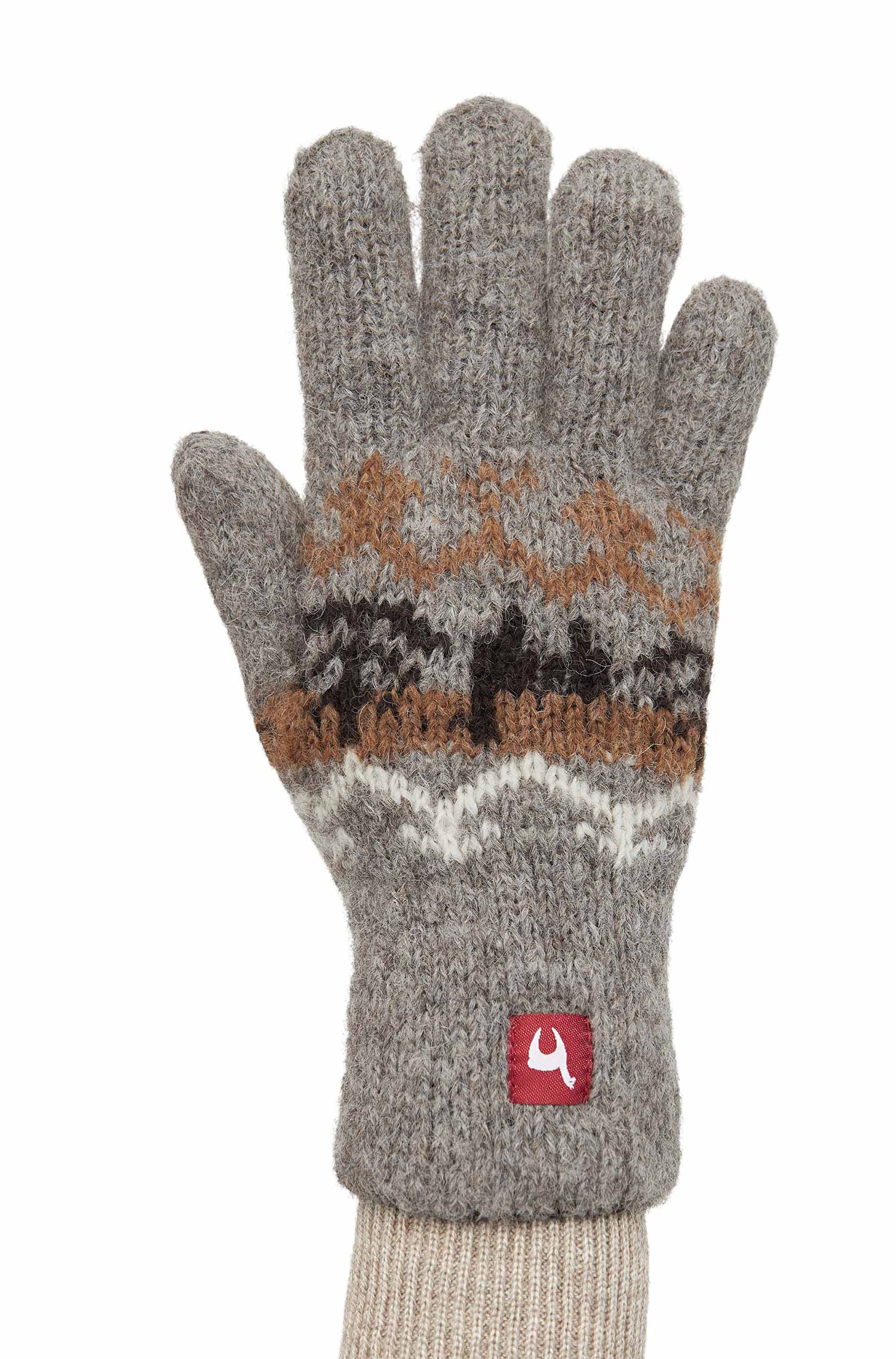 Alpaca finger gloves NATURA made of 100% Alpaca Superfine