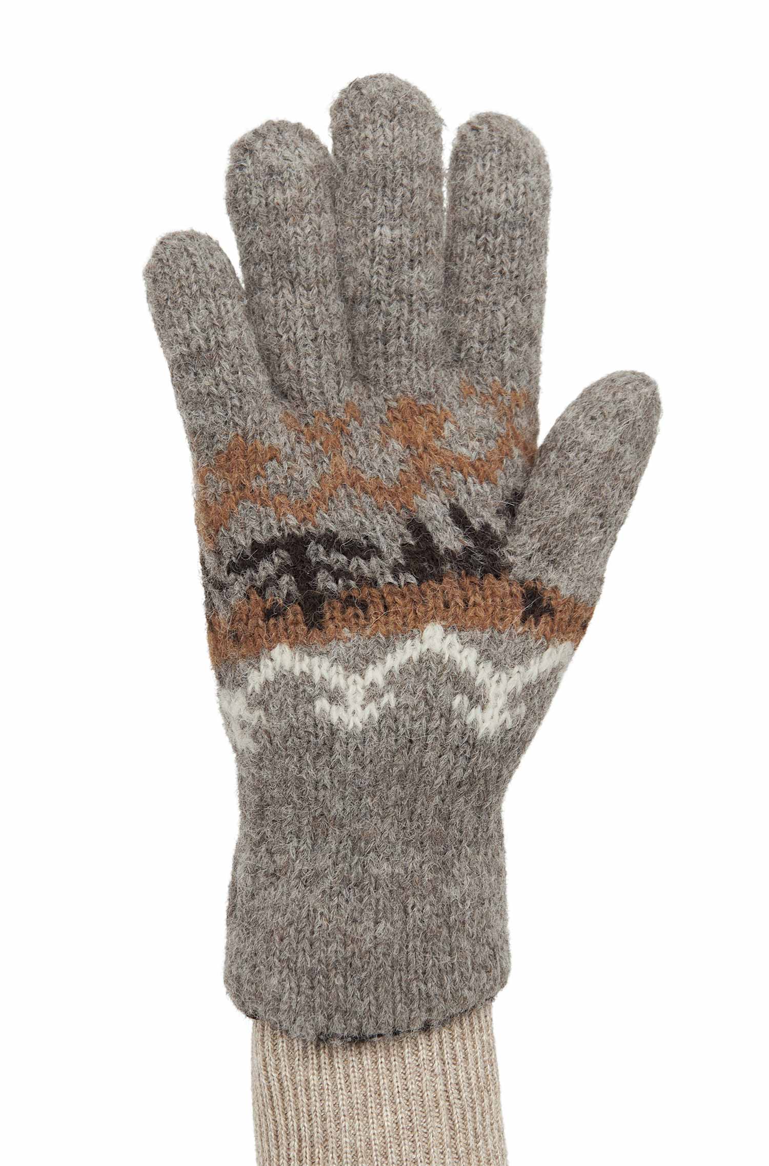 Alpaka Wendehandschuhe NATURA