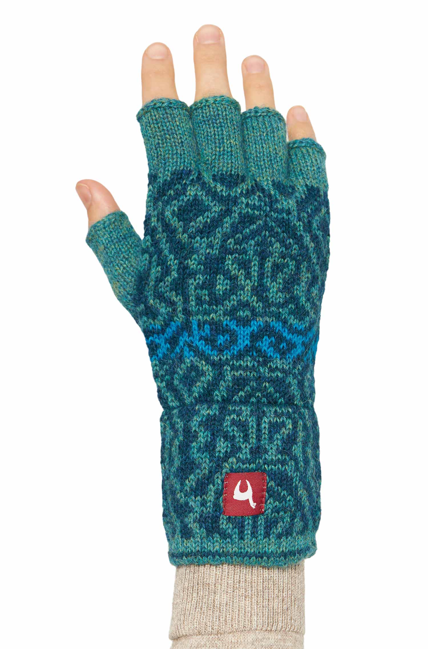 Alpaca fingerless gloves CHIMU made from 100% baby alpaca