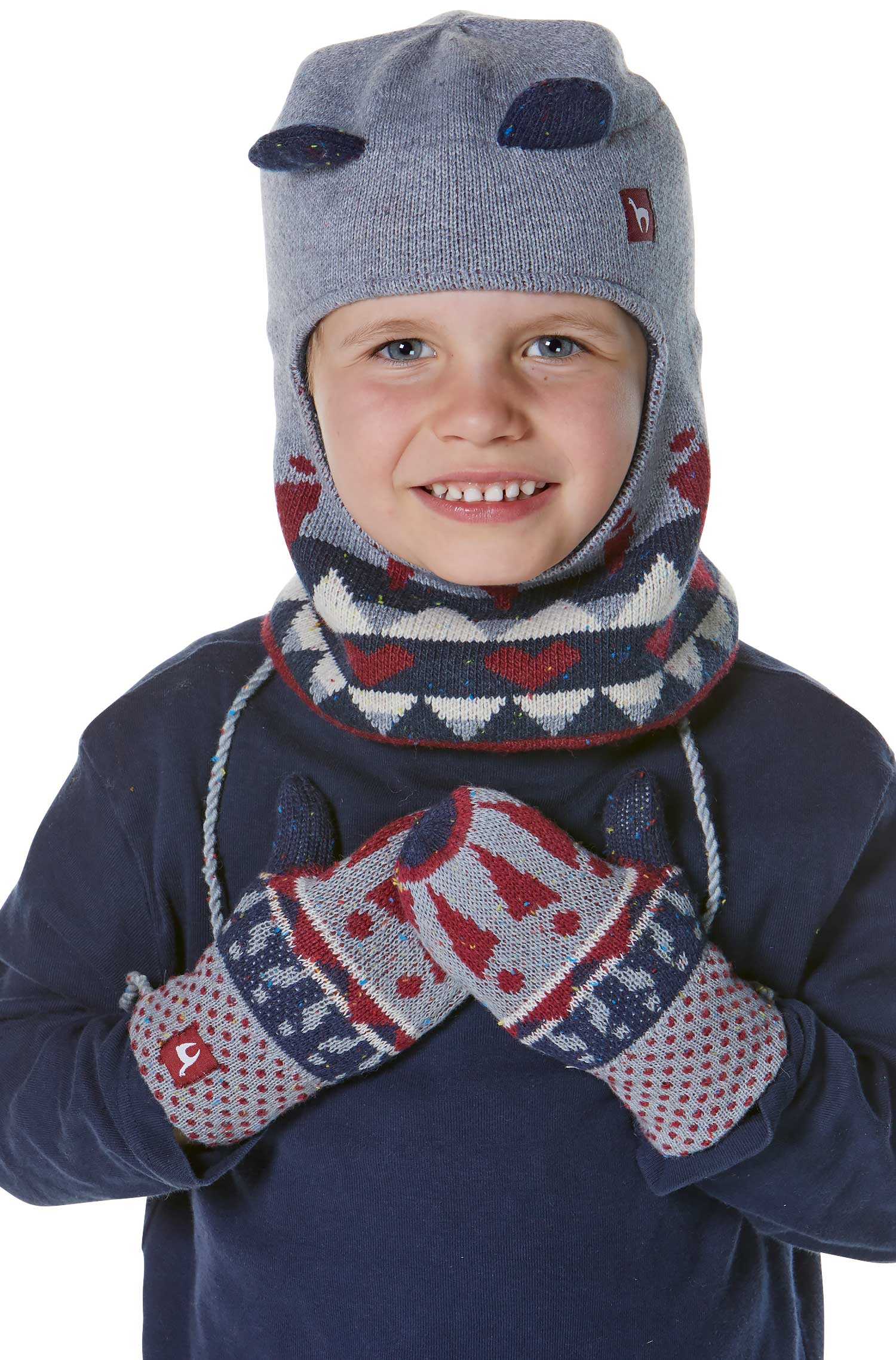 Alpaka Fäustlinge ELI (Baby 8-14 Monate) aus 70% Baumwolle