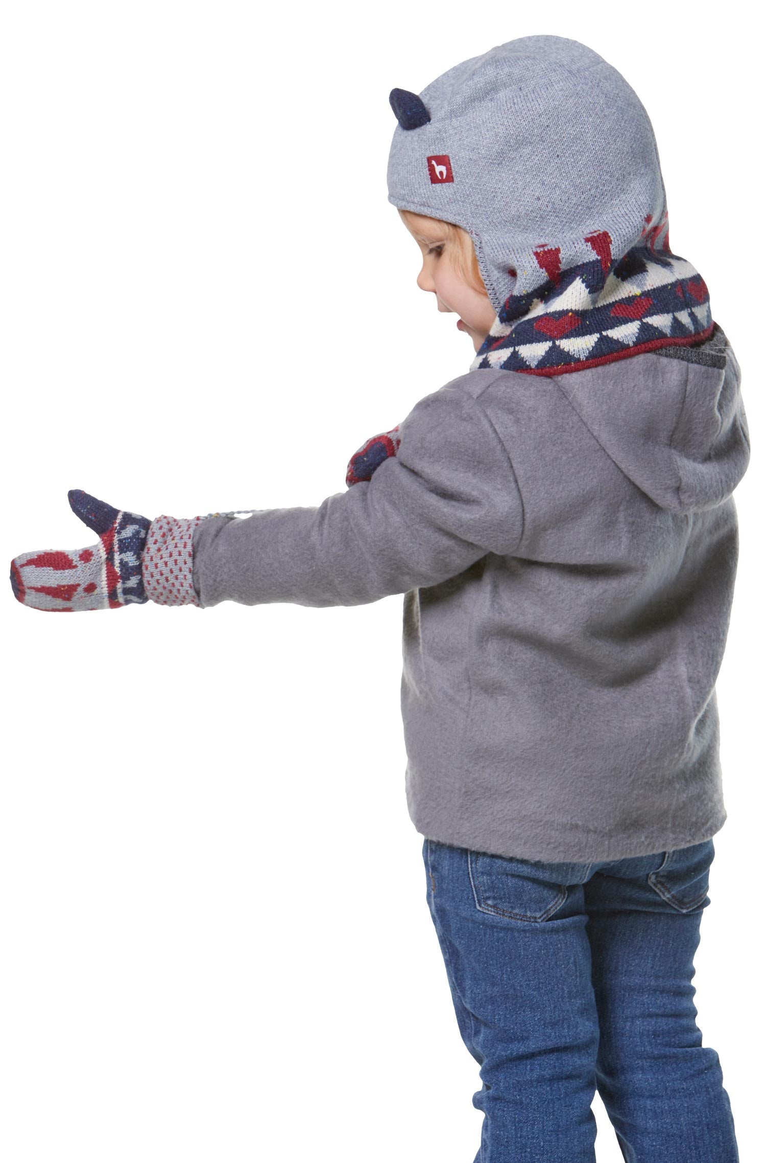 Alpaka Fäustlinge ELI (Baby 8-14 Monate) aus 70% Baumwolle