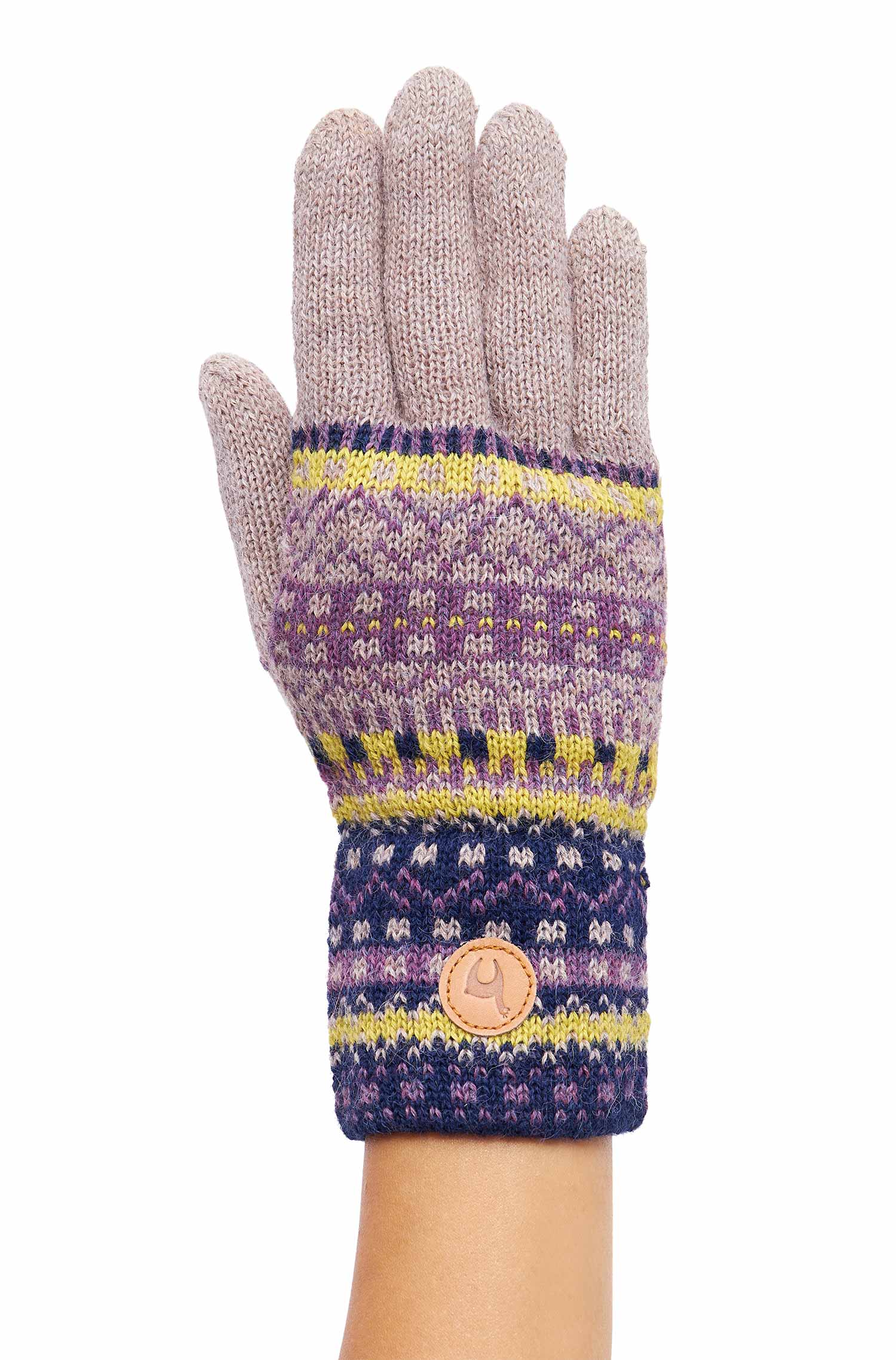 Alpaka Handschuhe DILAYA aus 100% Baby Alpaka