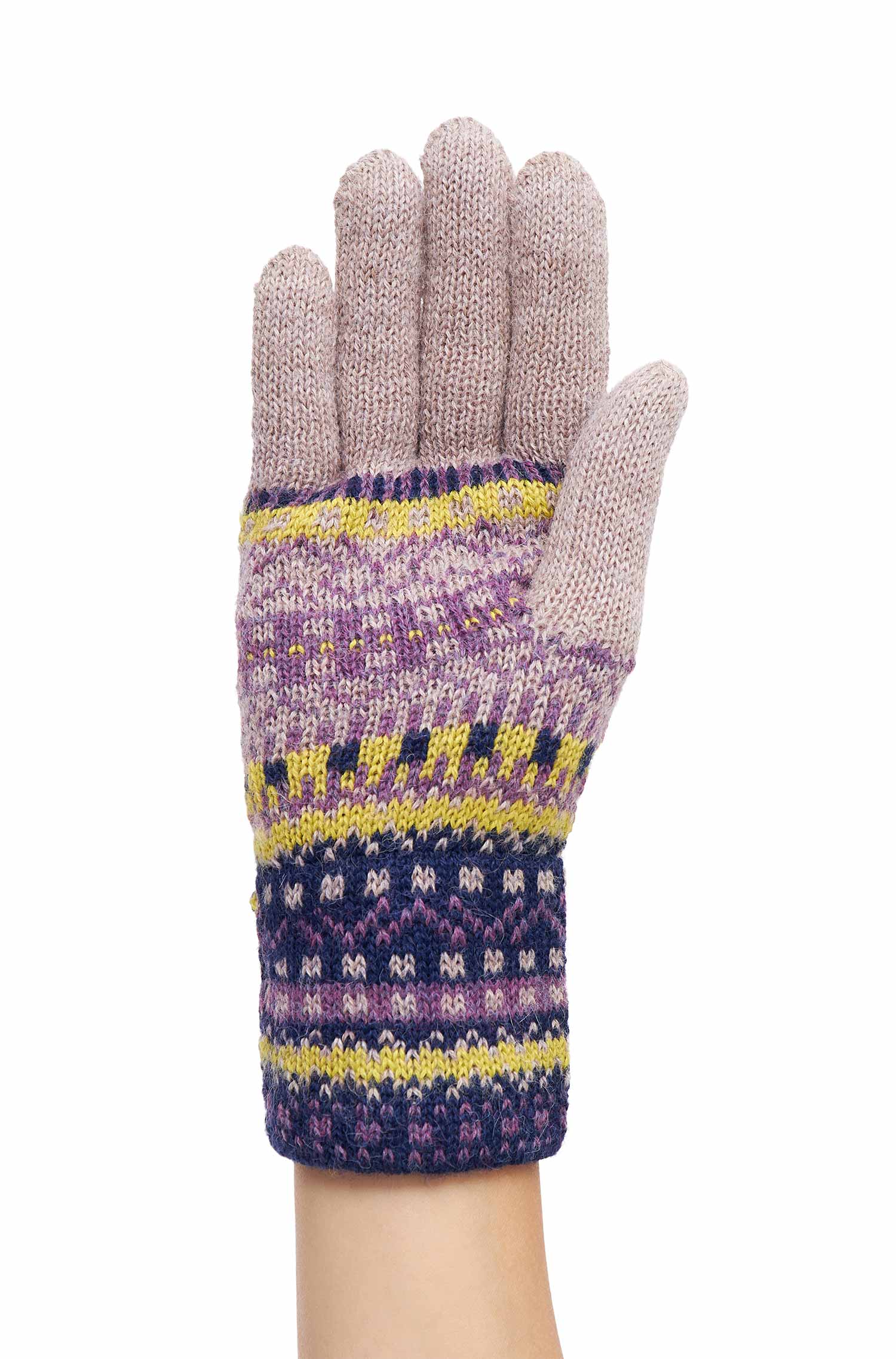 Alpaka Handschuhe DILAYA aus 100% Baby Alpaka