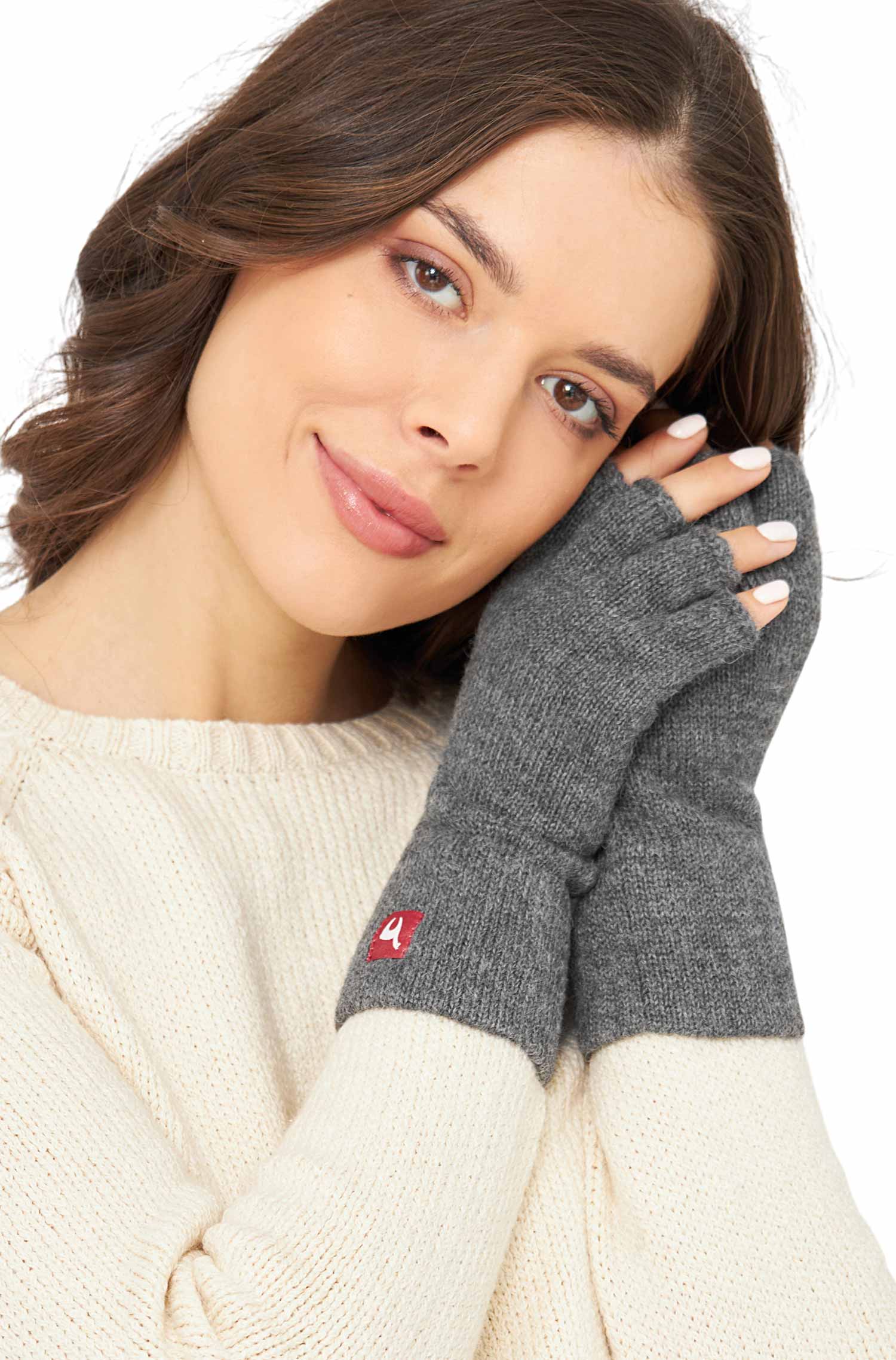 Alpaka Handschuhe UNI fingerlos