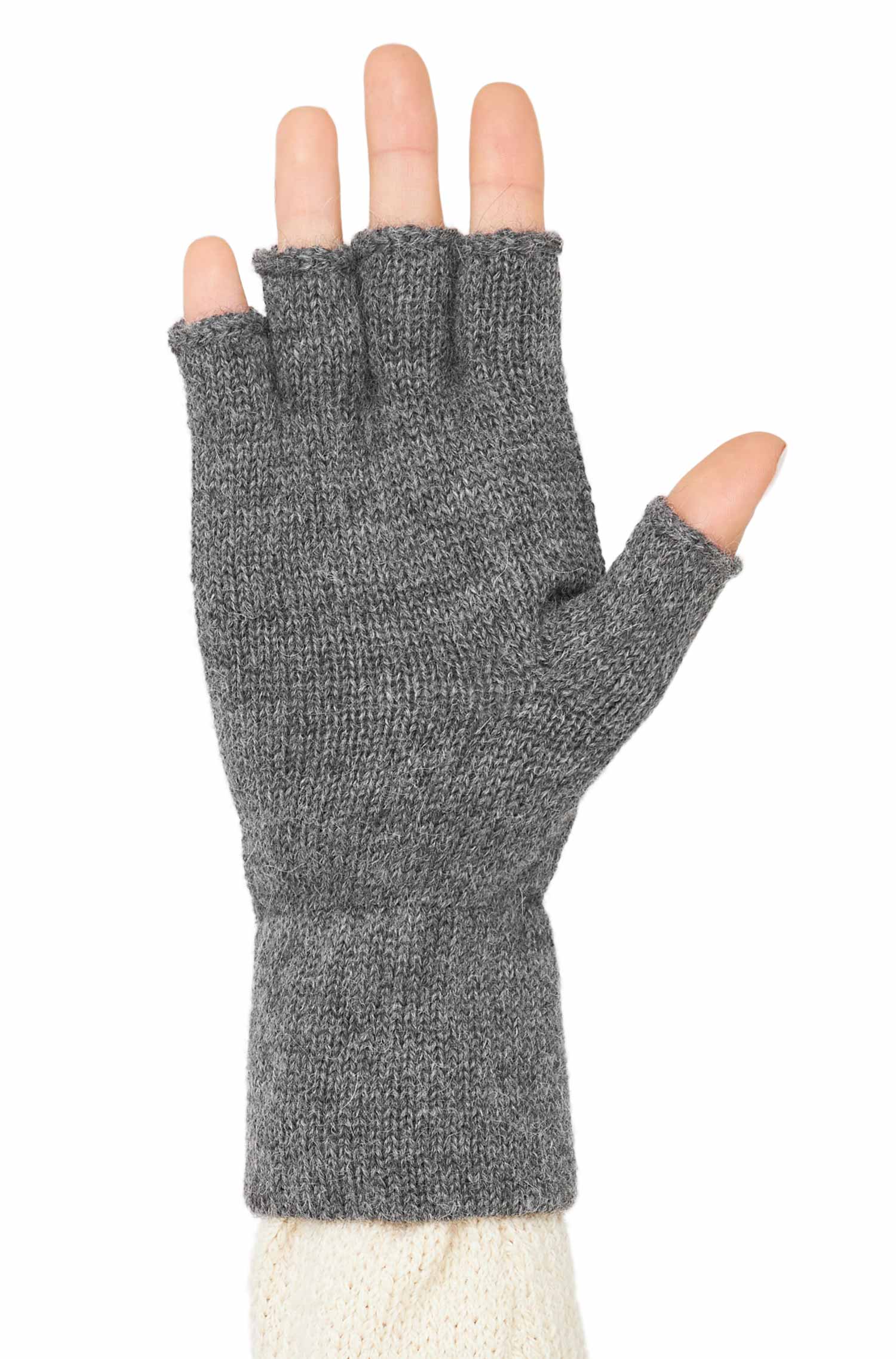 Alpaka Handschuhe UNI fingerlos