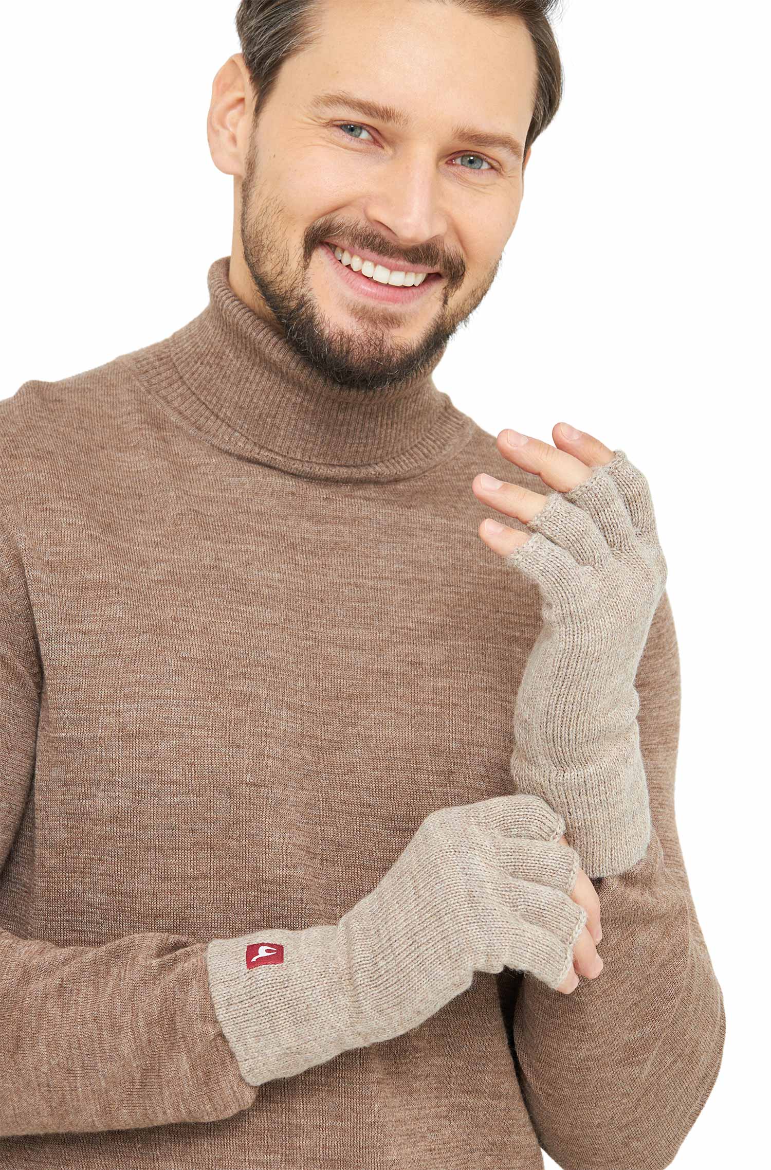 Alpaka Handschuhe UNI fingerlos