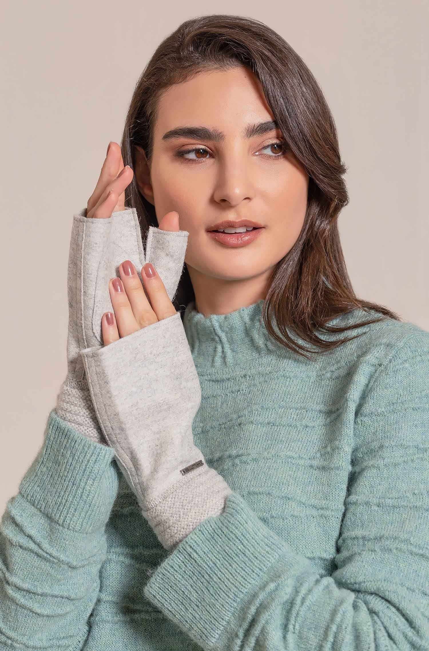 Alpaka Handschuhe VOLODIA aus Alpaka und Wolle