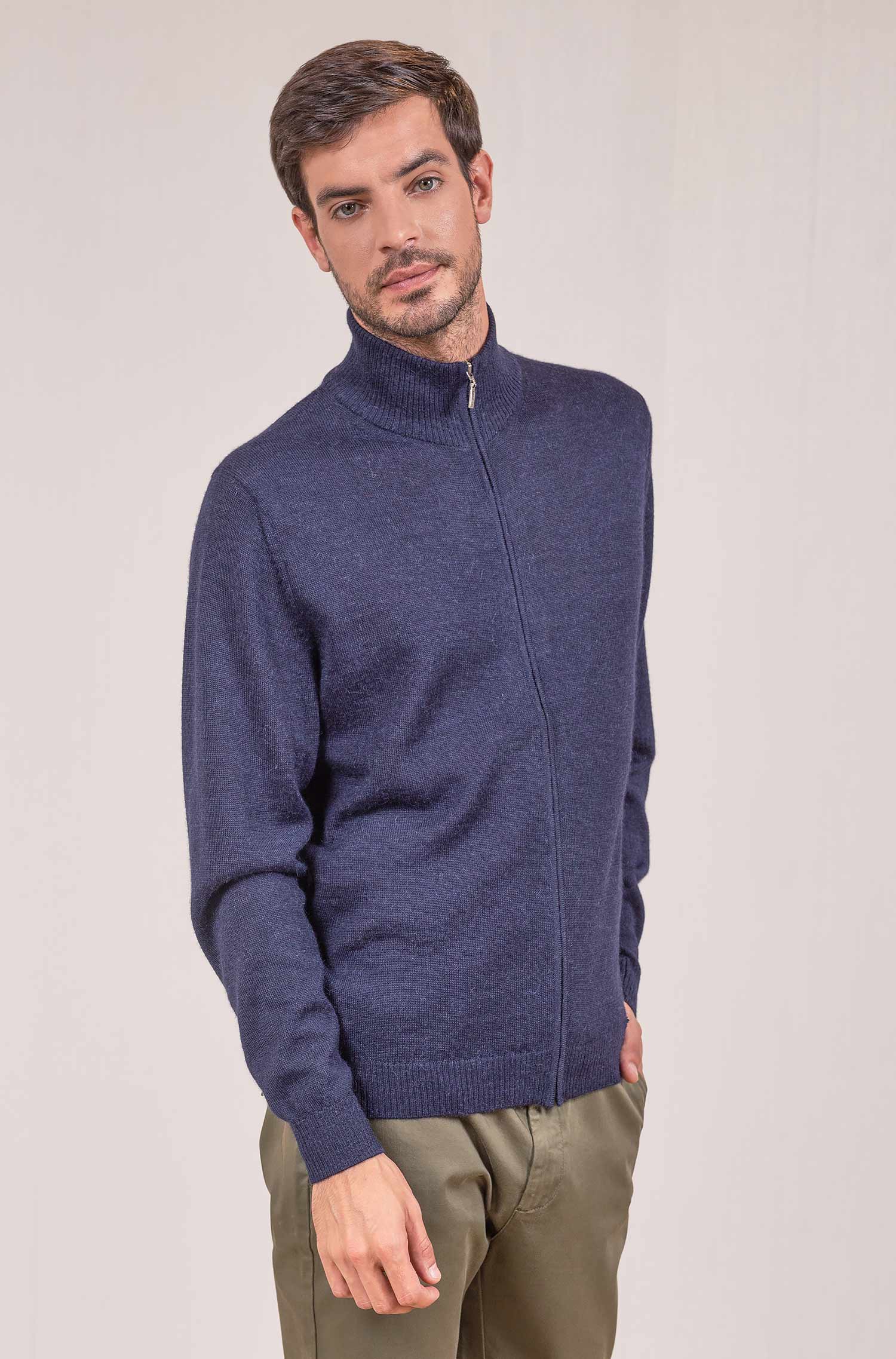 Alpaca Men's Basic Cardigan ANDREAS KUNA Essentials