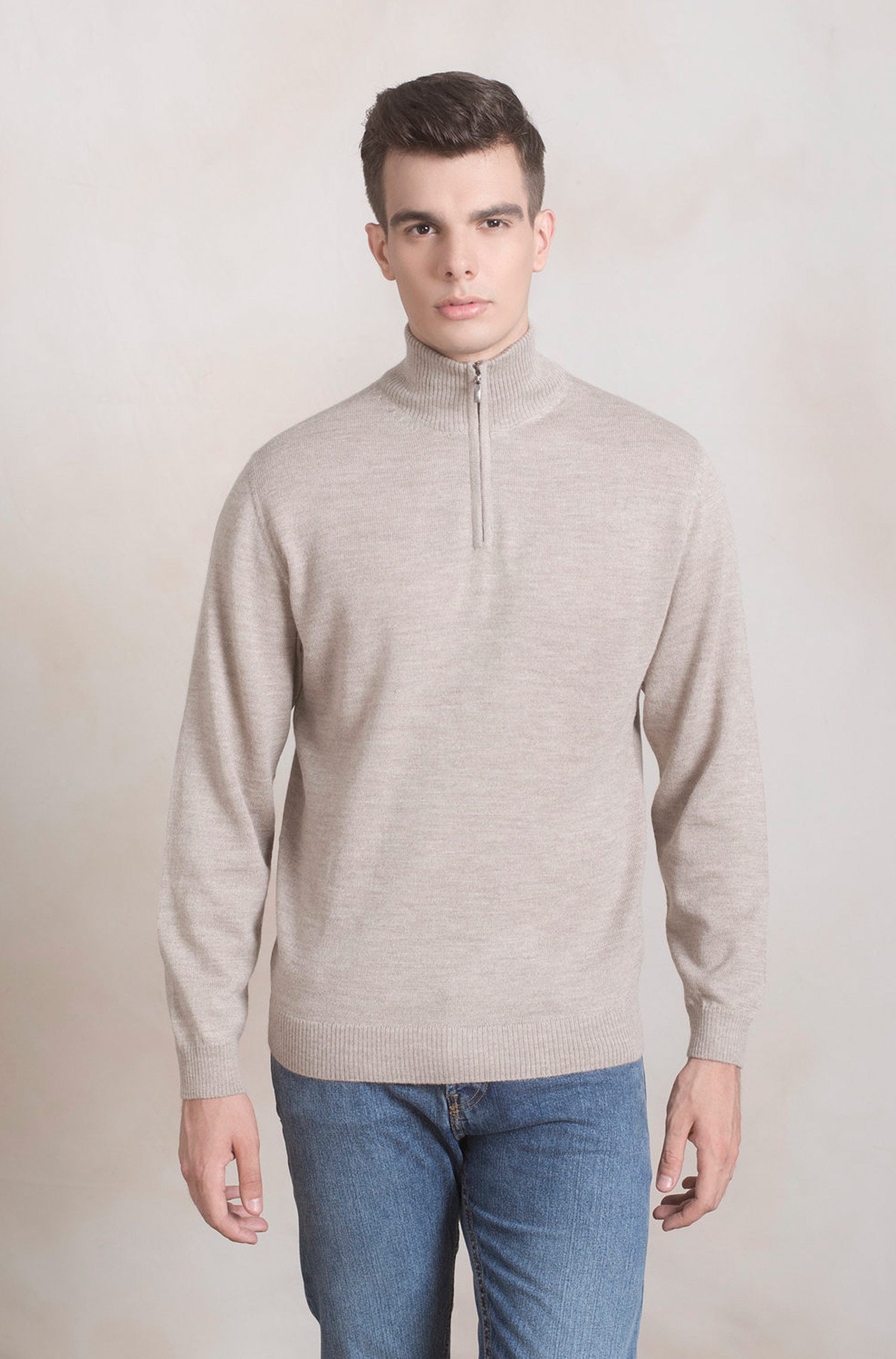 Alpaka Herren Strick Pullover ALBERT KUNA Essentials