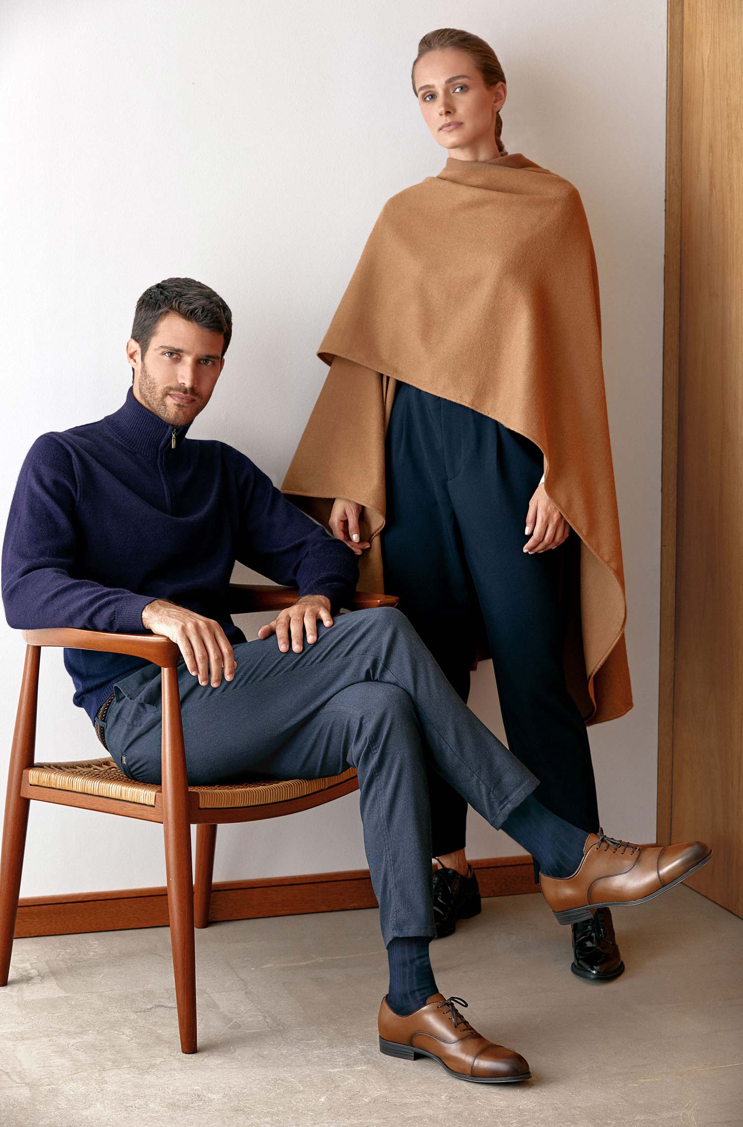 Alpaka Herren Strick Pullover ALBERT KUNA Essentials