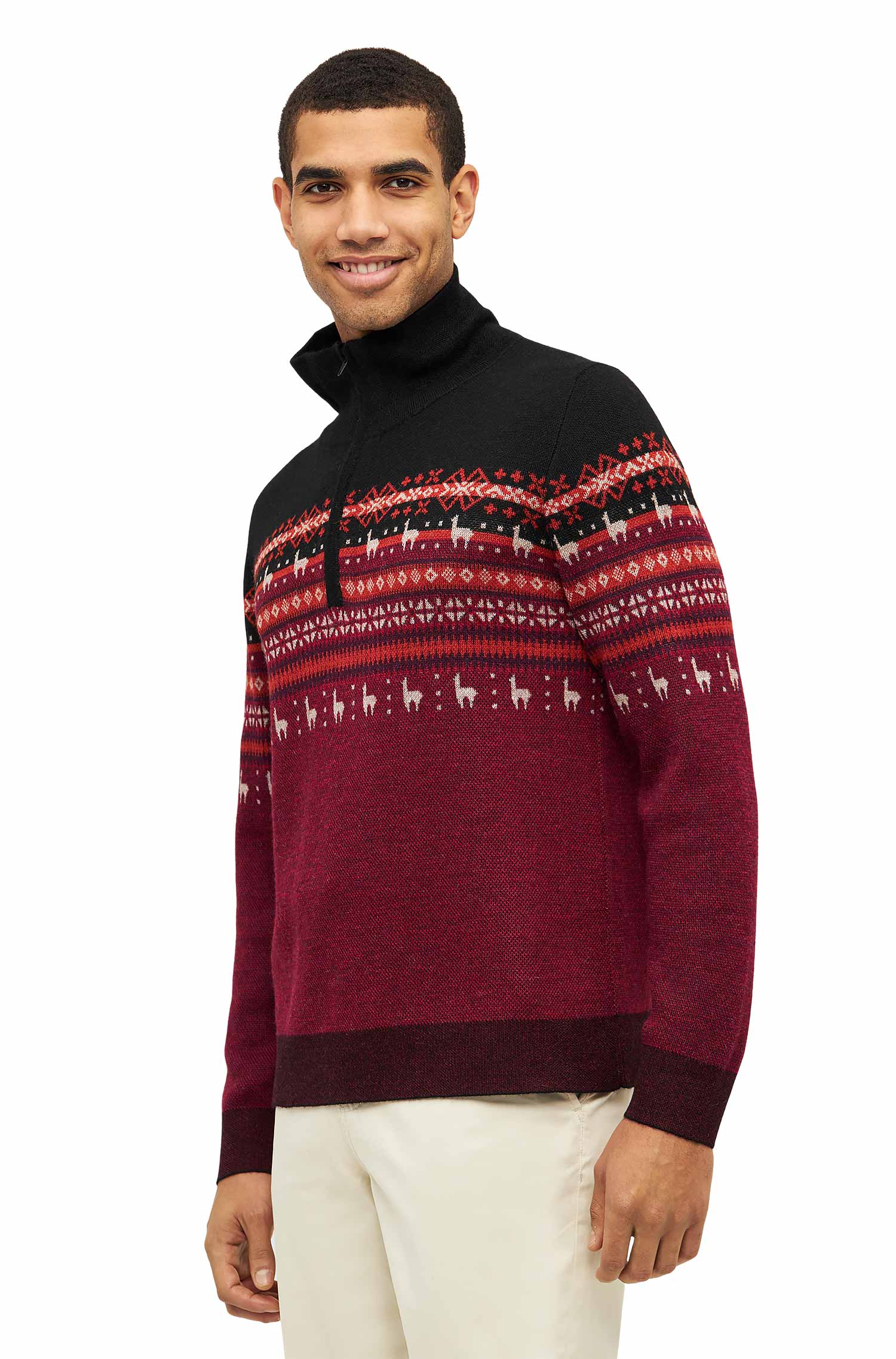 Alpaka Herren Troyer CANDELA aus 100% Baby Alpaka