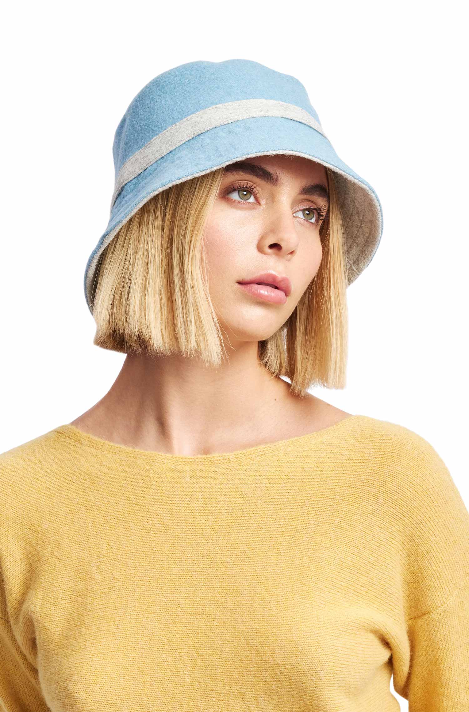 Alpaka Hut WIGGLE Wendbarer Bucket Hat aus 100% Baby Alpaka