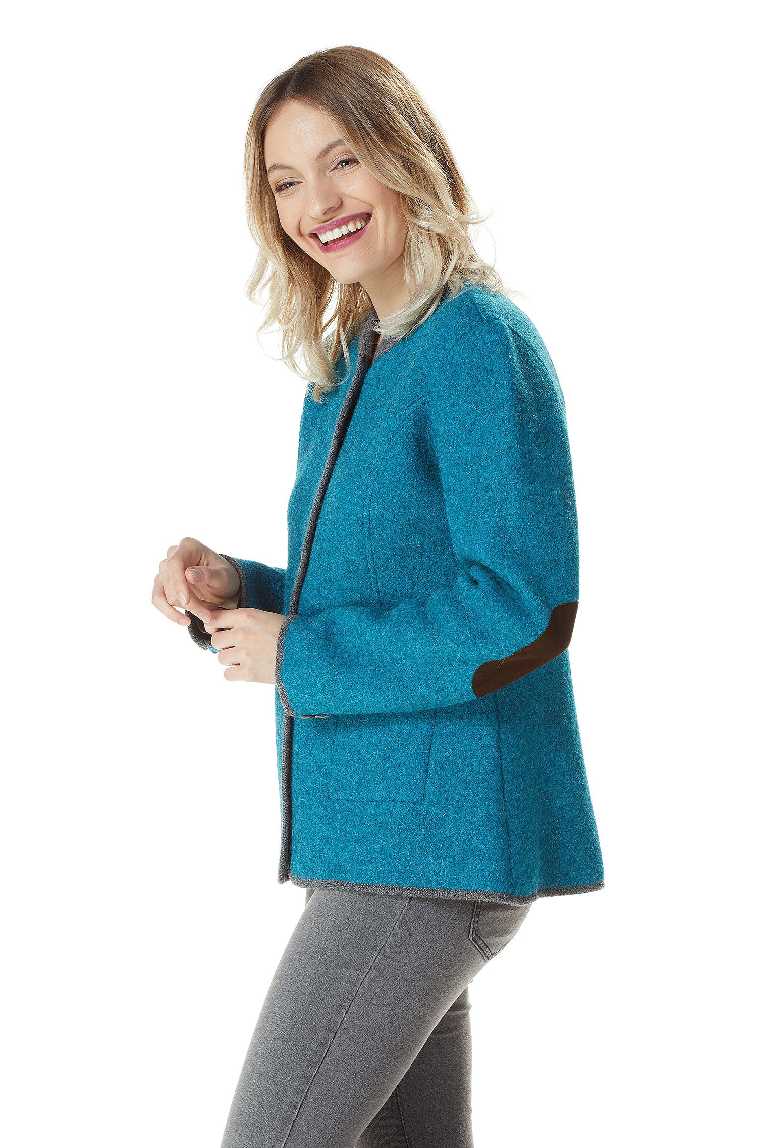 Alpaka Jacke FIONA aus Alpaka und Wolle