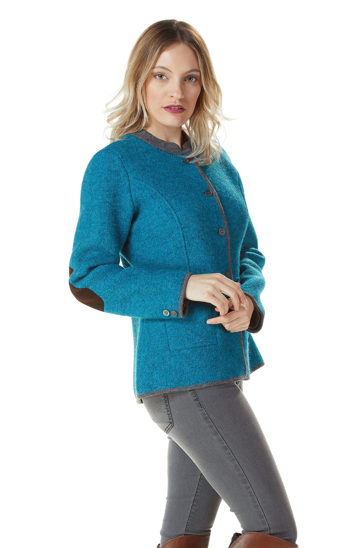 Alpaka Jacke FIONA aus Alpaka und Wolle