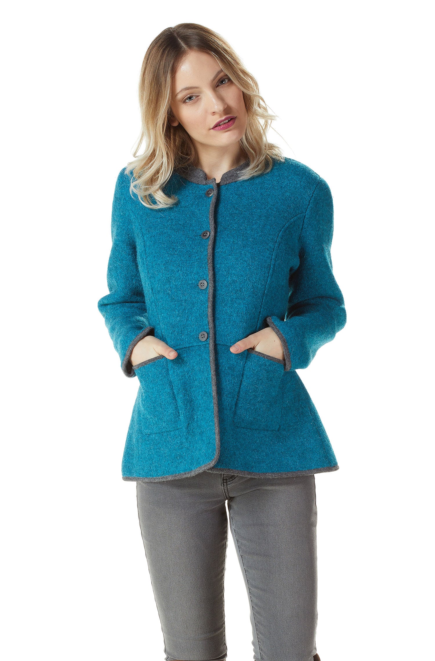Alpaka Jacke FIONA aus Alpaka und Wolle