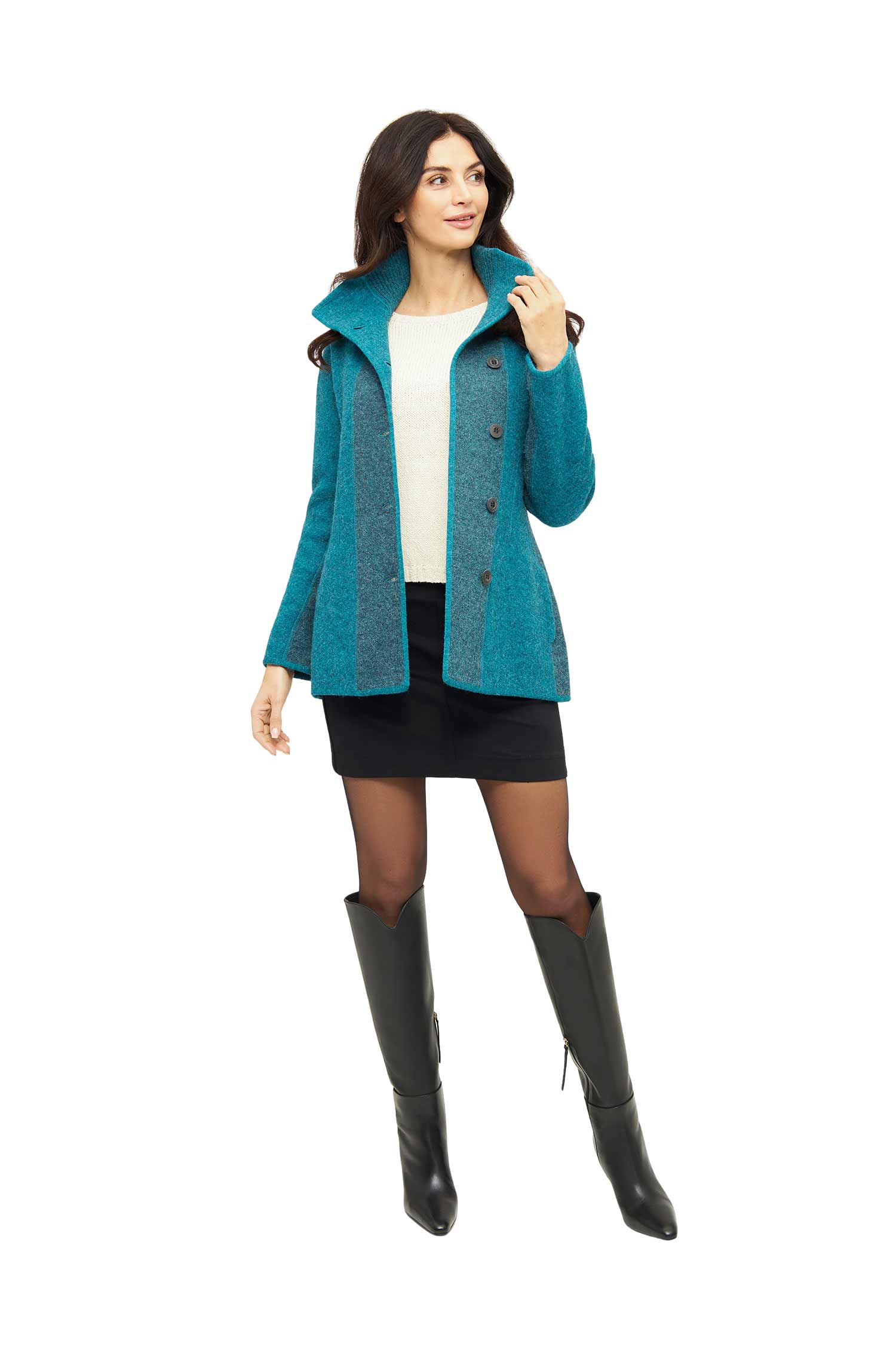 Alpaka Jacke GORKY aus Alpaka-Woll-Mix