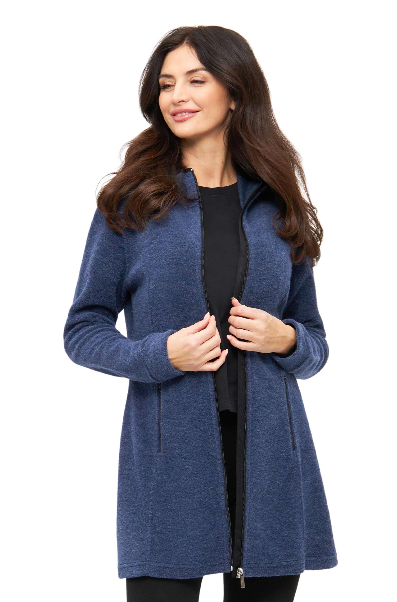 Alpaka Kapuzenmantel APU FLEECE