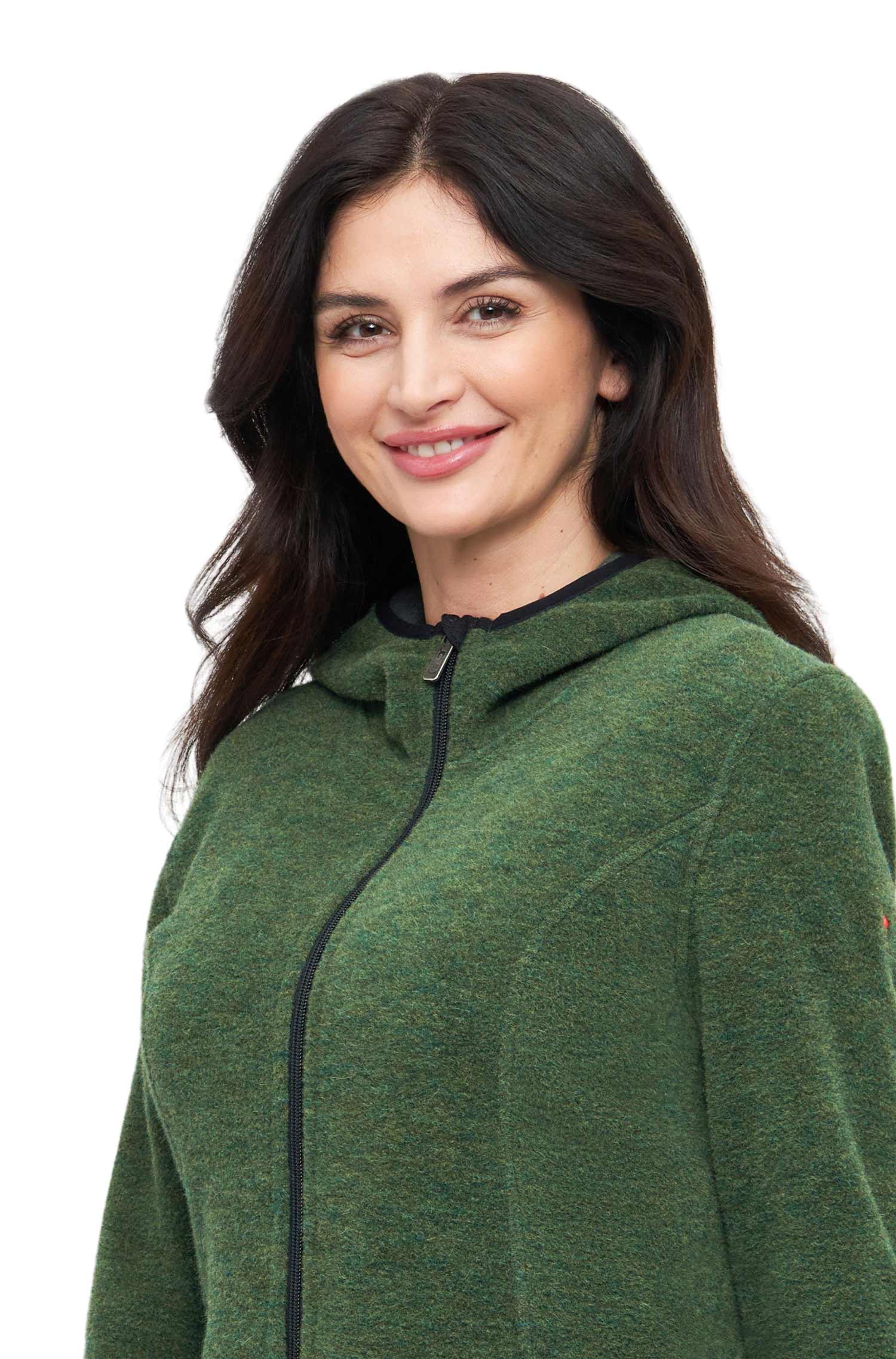 Alpaka Kapuzenmantel APU FLEECE