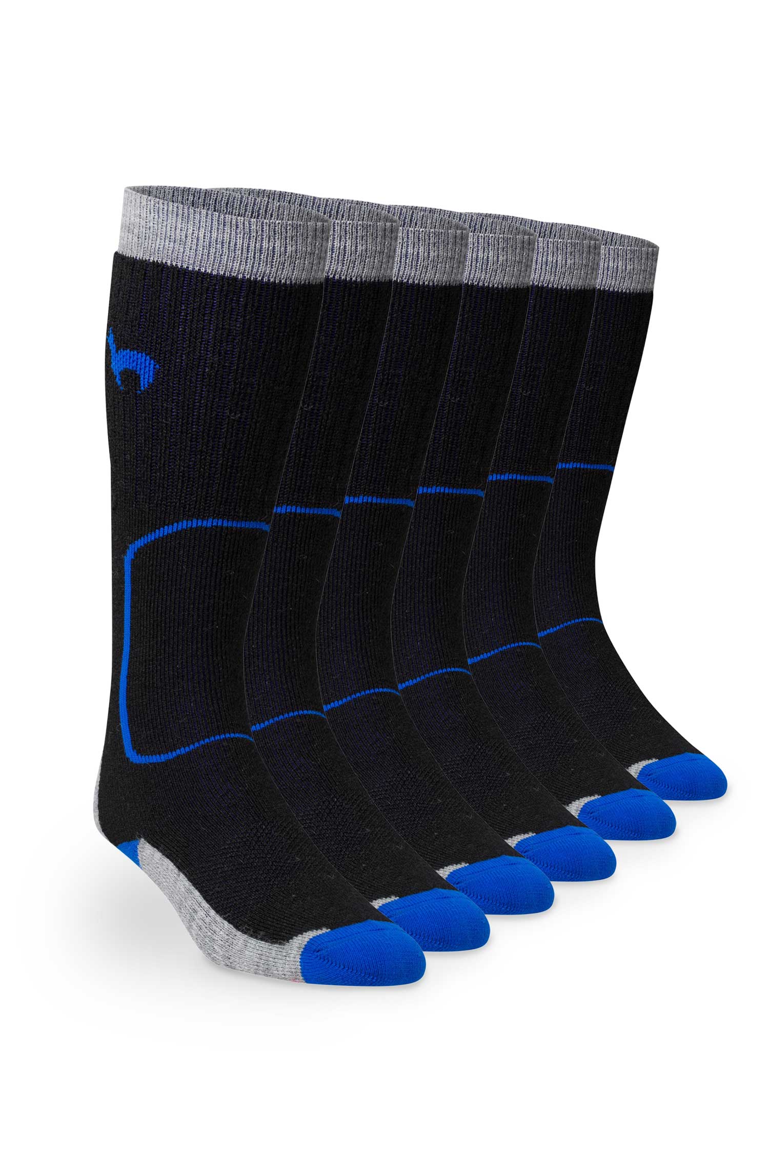 Alpaca KIDS SKI SOCKS 6-pack made from alpaca wool mix