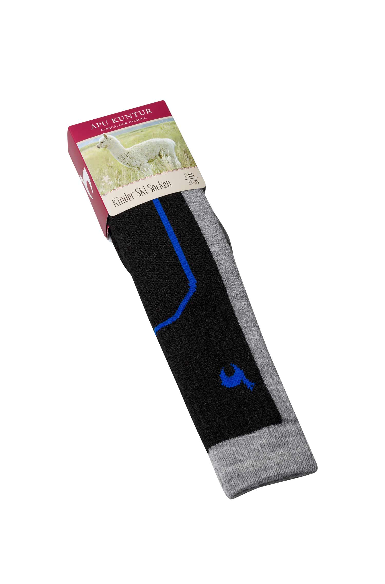 Alpaka KINDER SKI SOCKEN aus Alpaka Woll-Mix