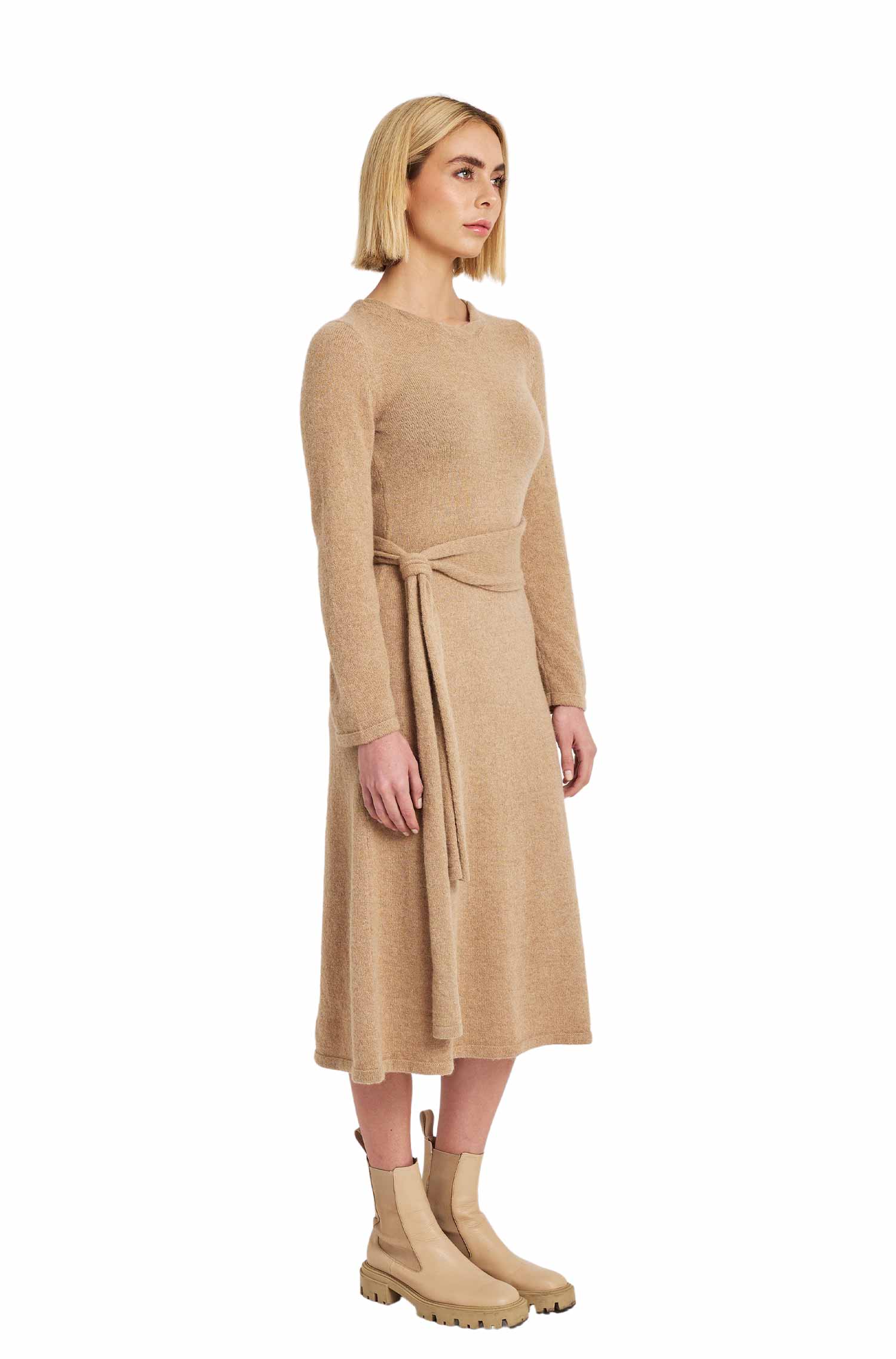 Alpaka Kleid WINONA aus 100% Baby Alpaka