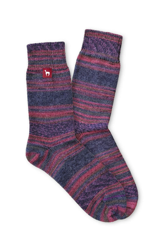 Alpaka Kuschel-Socken HARMONY aus Alpaka-Wolle-Mix