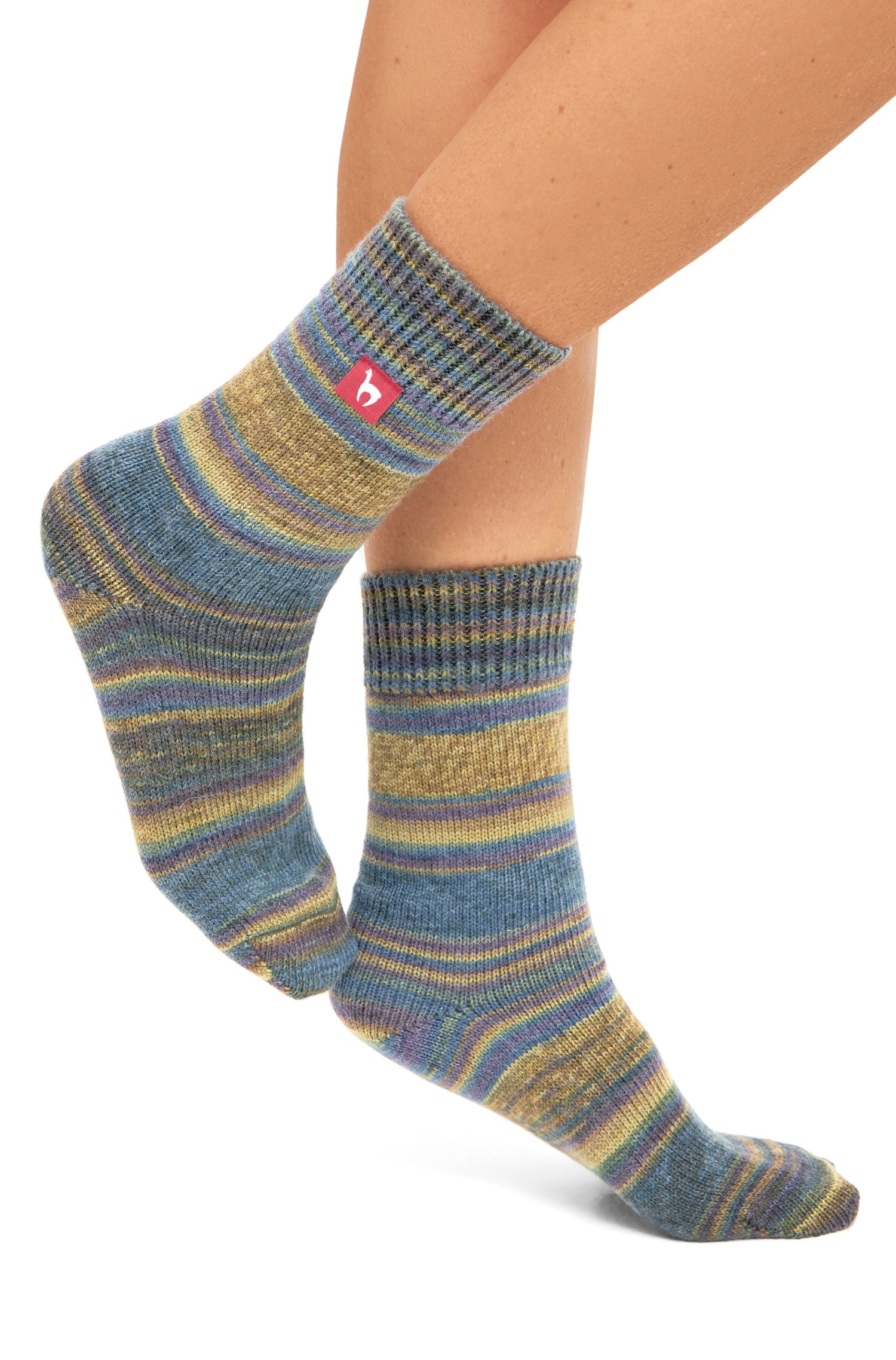 Alpaka Kuschel-Socken HARMONY aus Alpaka-Wolle-Mix