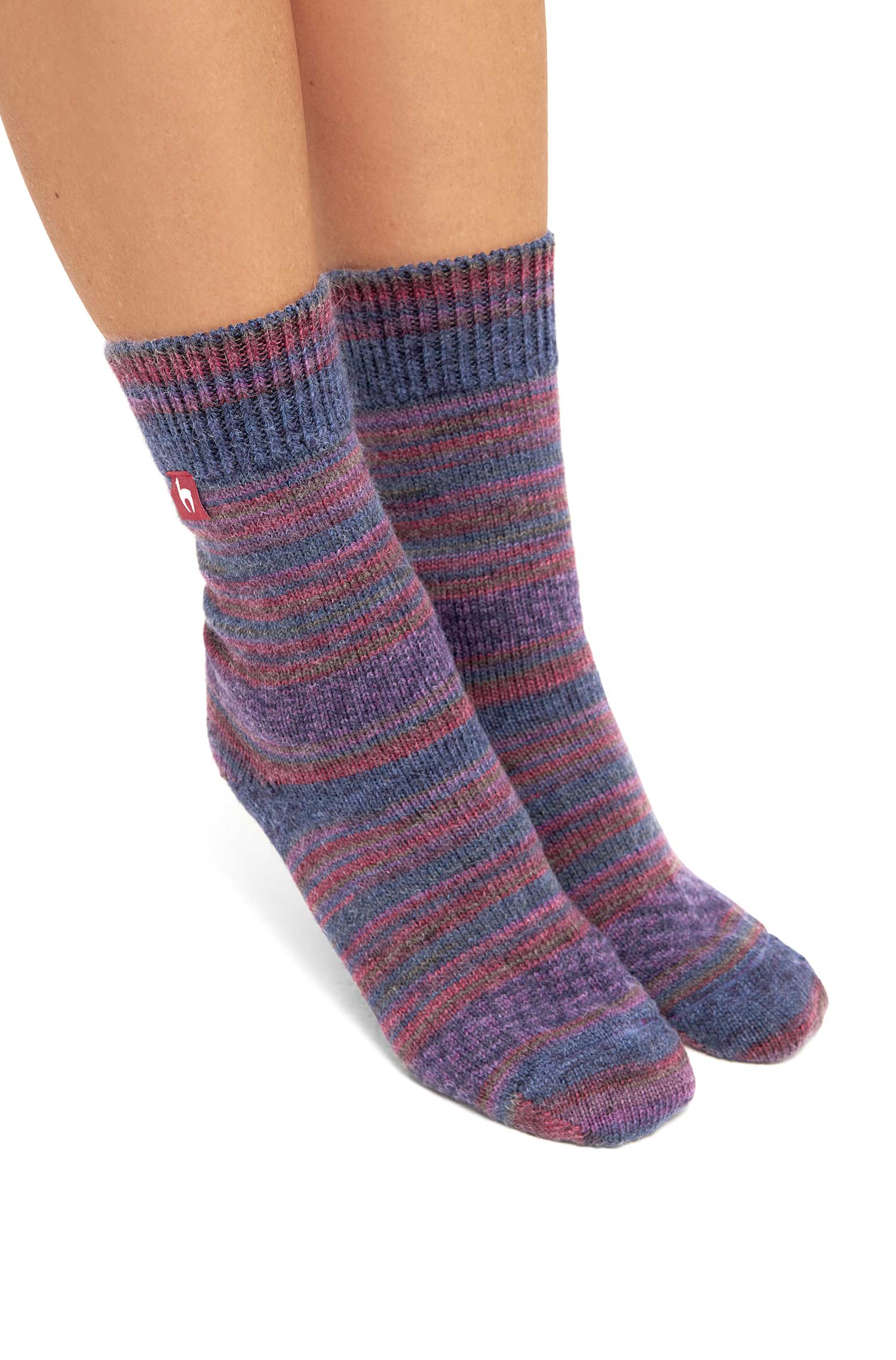 Alpaka Kuschel-Socken HARMONY aus Alpaka-Wolle-Mix