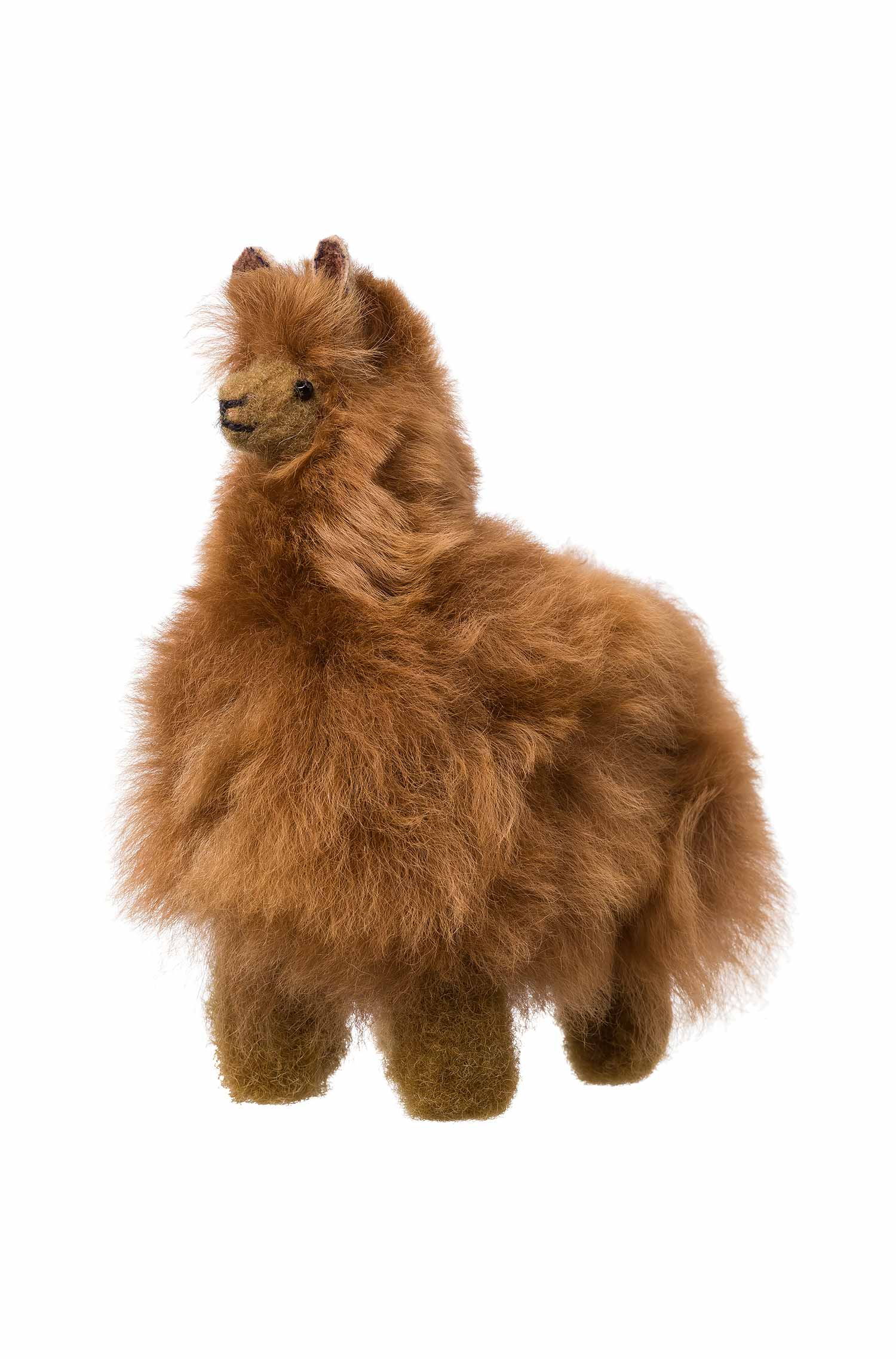 Alpaca CUDDLY FUR ANIMAL (10cm) made of alpaca fur