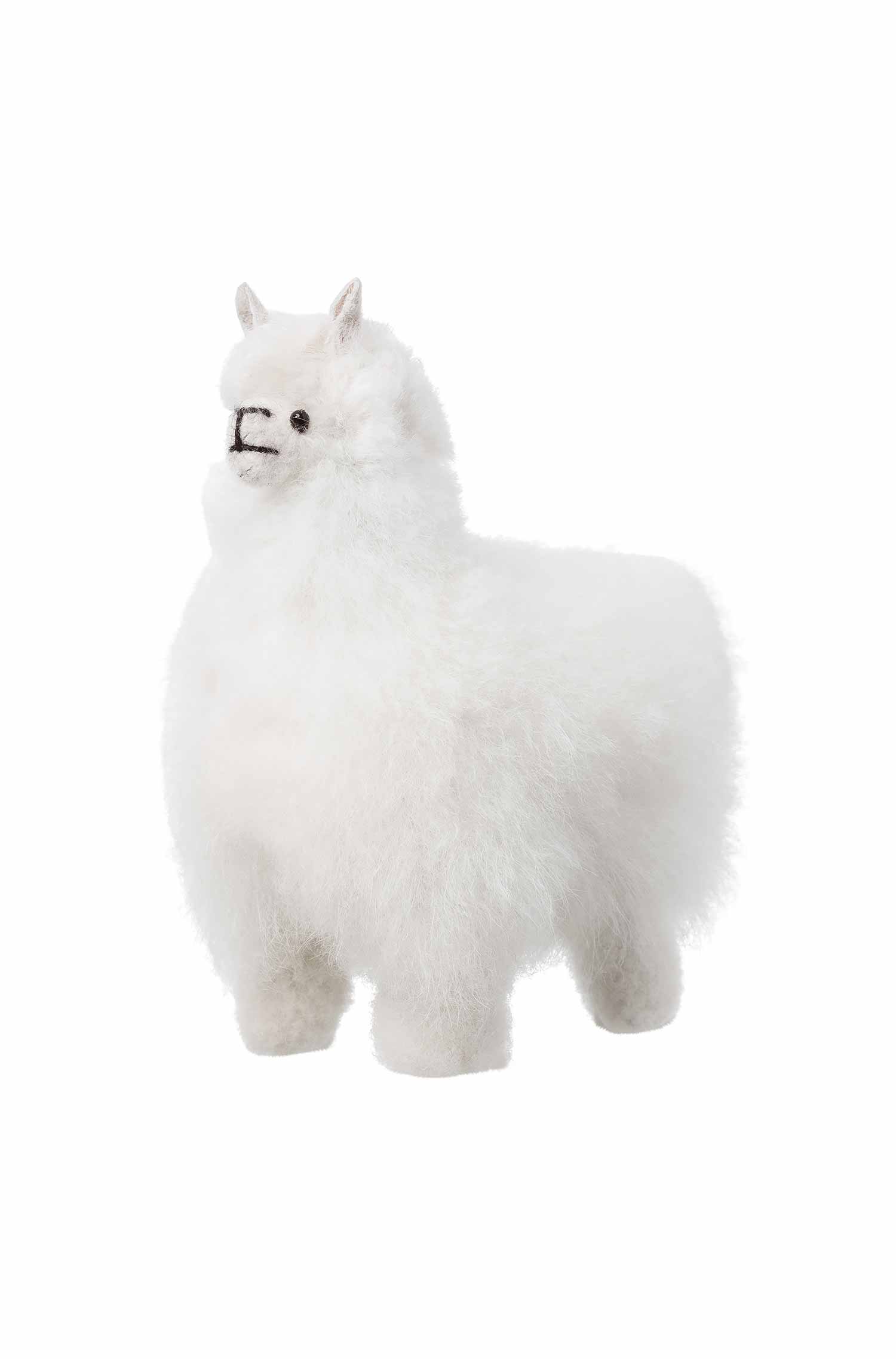 Alpaca CUDDLY FUR ANIMAL (10cm) made of alpaca fur