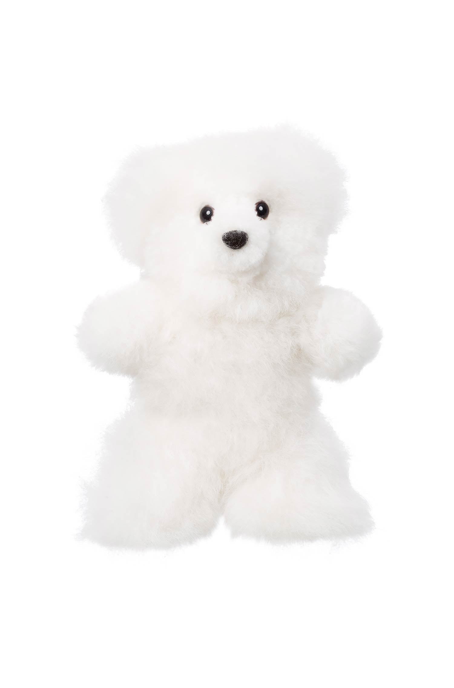 Peluche alpaga TEDDY (15cm) en fourrure d'alpaga