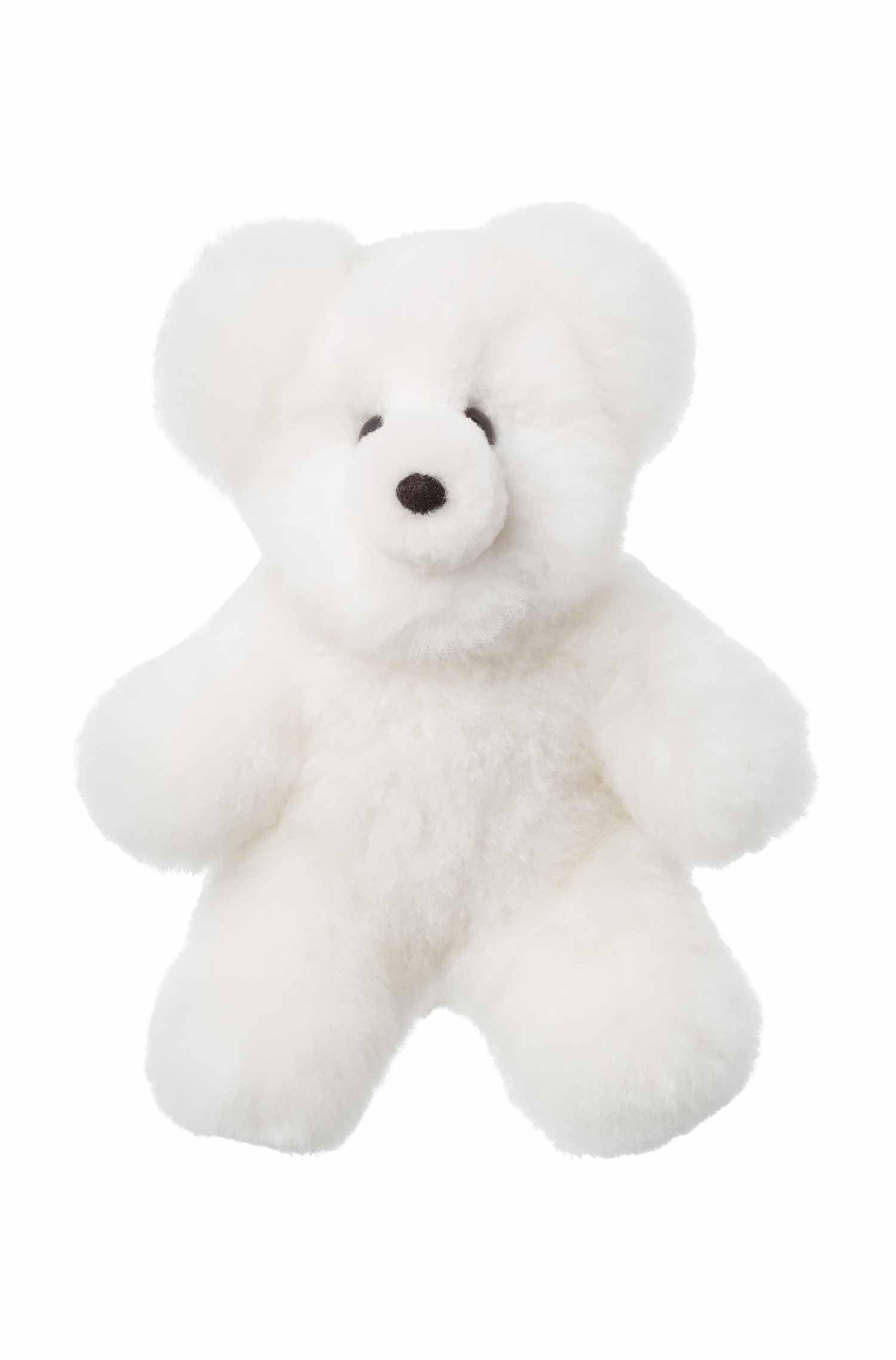 Peluche alpaga TEDDY (30cm) en fourrure d'alpaga