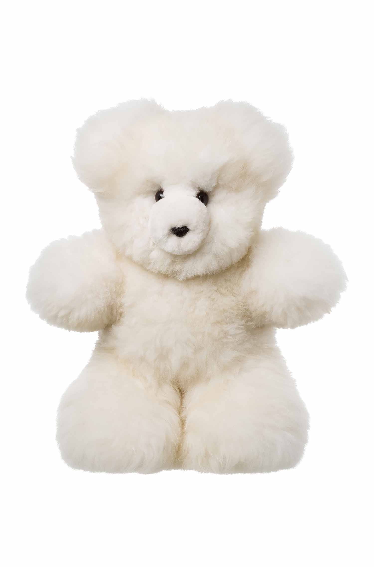 Peluche alpaga TEDDY (50cm) en fourrure d'alpaga