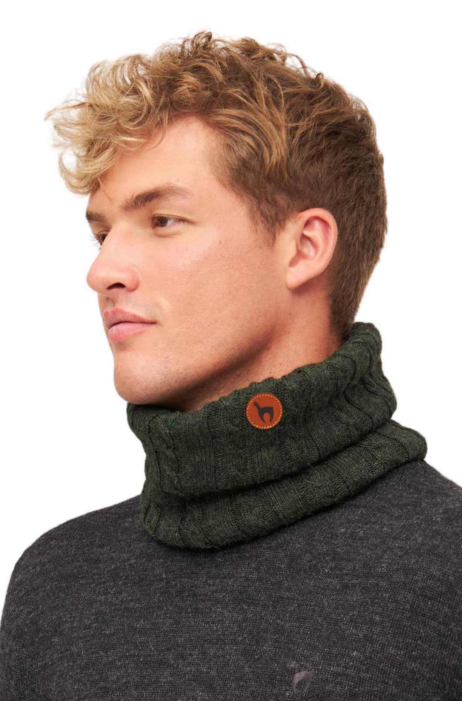 Alpaka Loop-Schal SUAVE aus Baby Alpaka und Merino