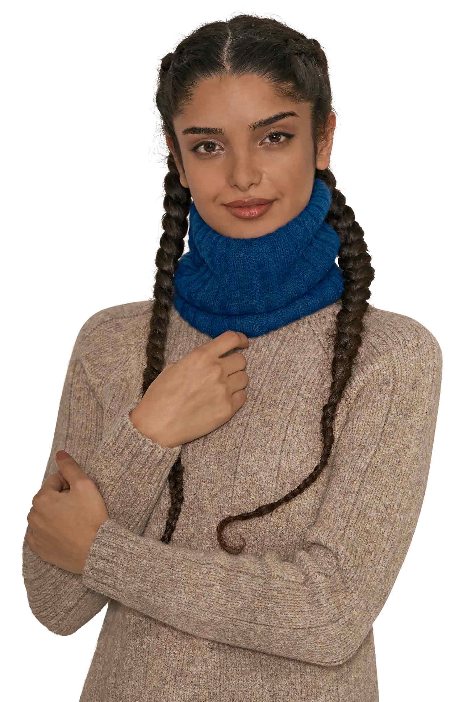 Alpaka Loop-Schal SUAVE aus Baby Alpaka und Merino