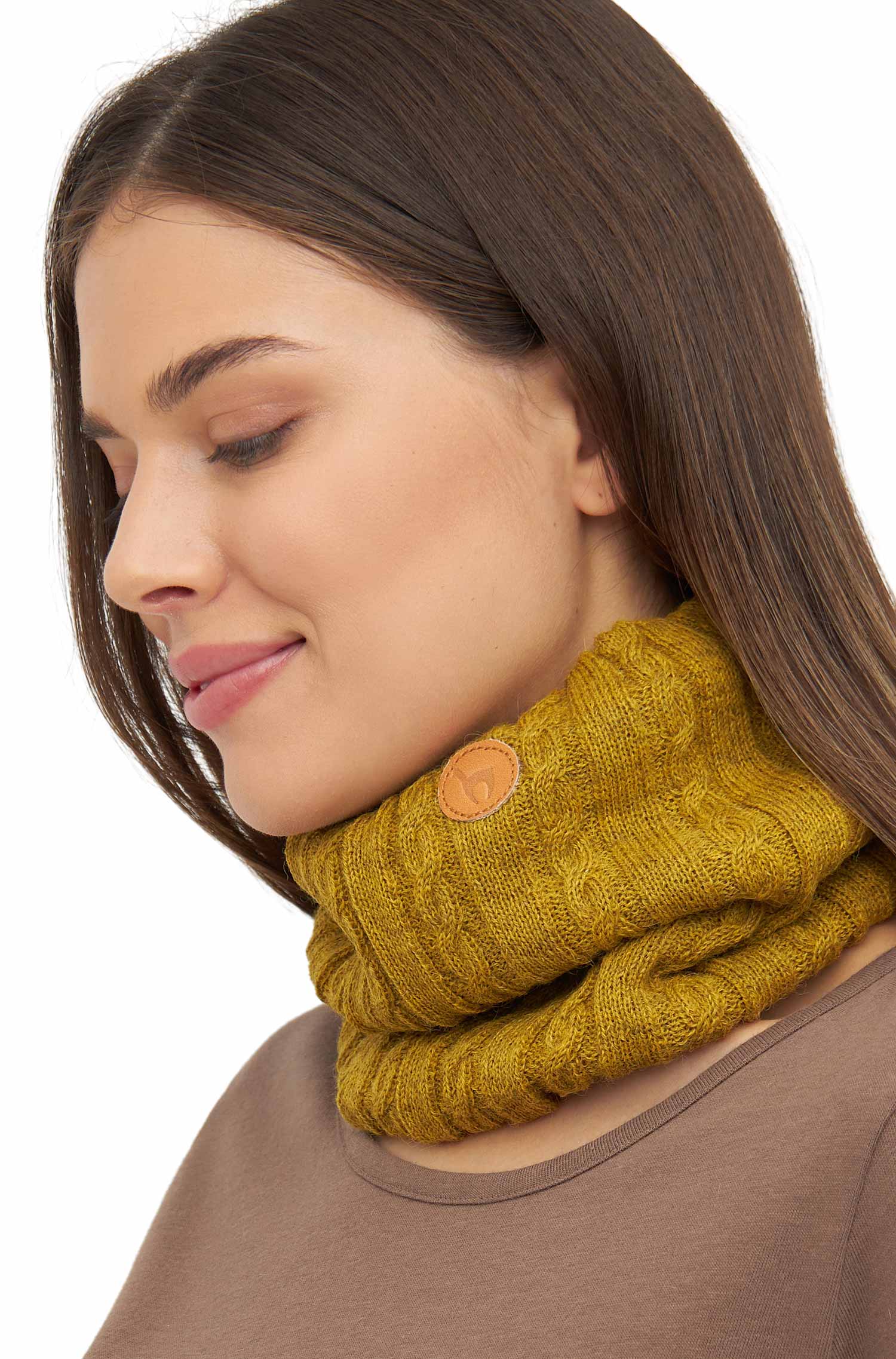 Alpaka Loop-Schal SUAVE aus Baby Alpaka und Merino