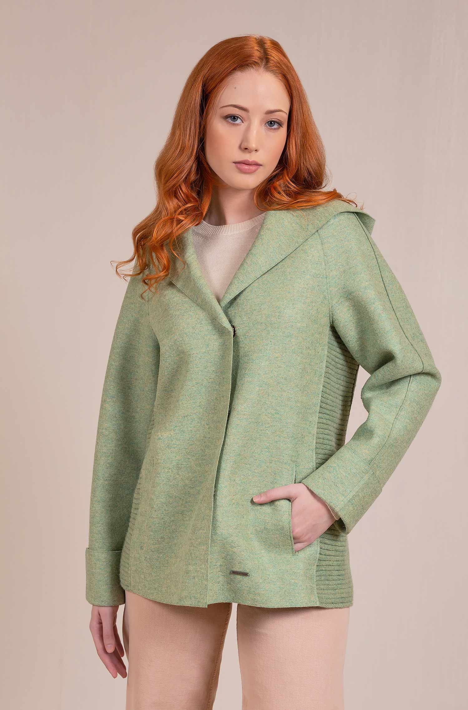 Manteau en alpaga VALONTANO en alpaga et laine