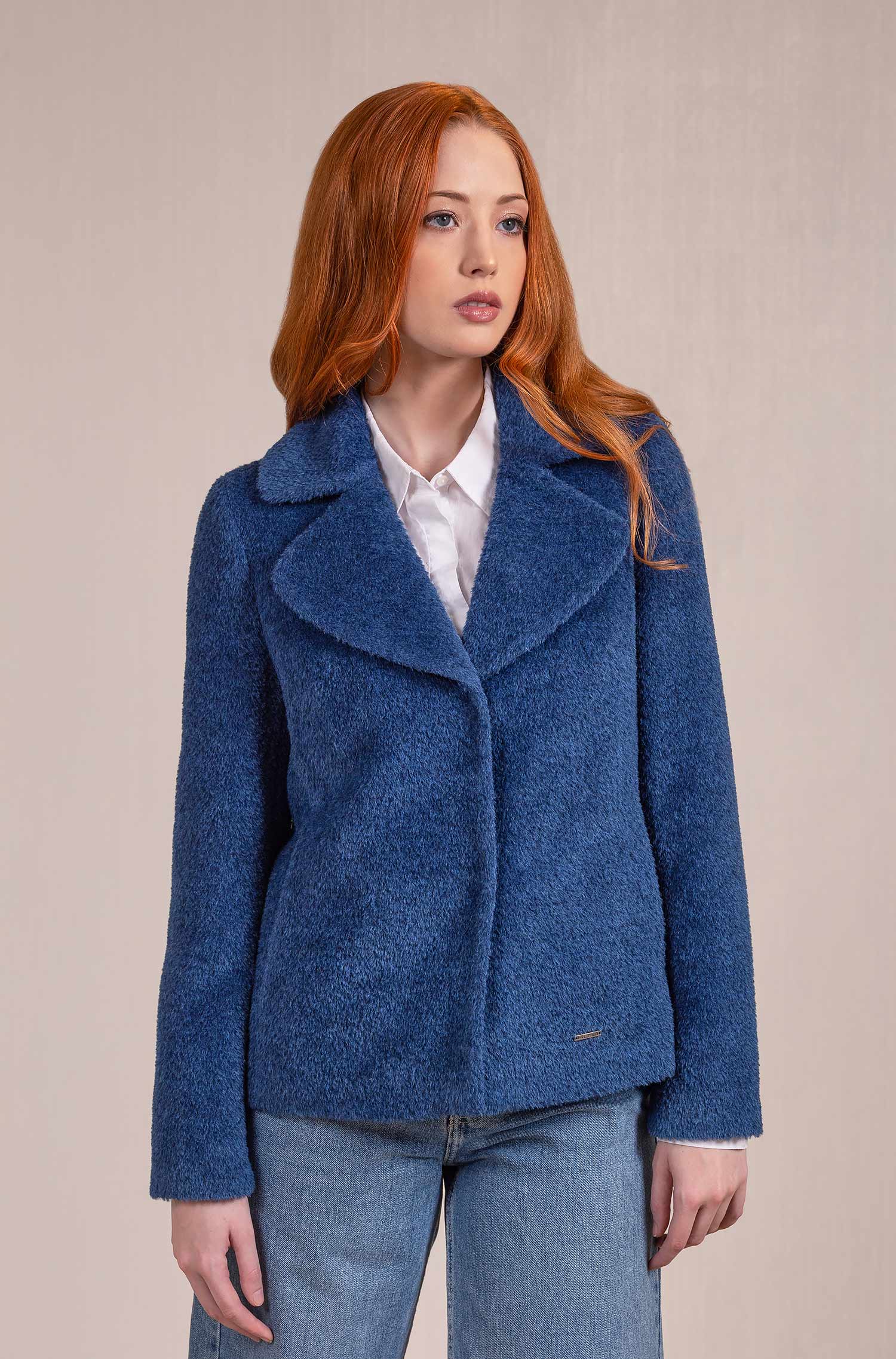 Manteau en alpaga VELOUR en alpaga Suri et laine