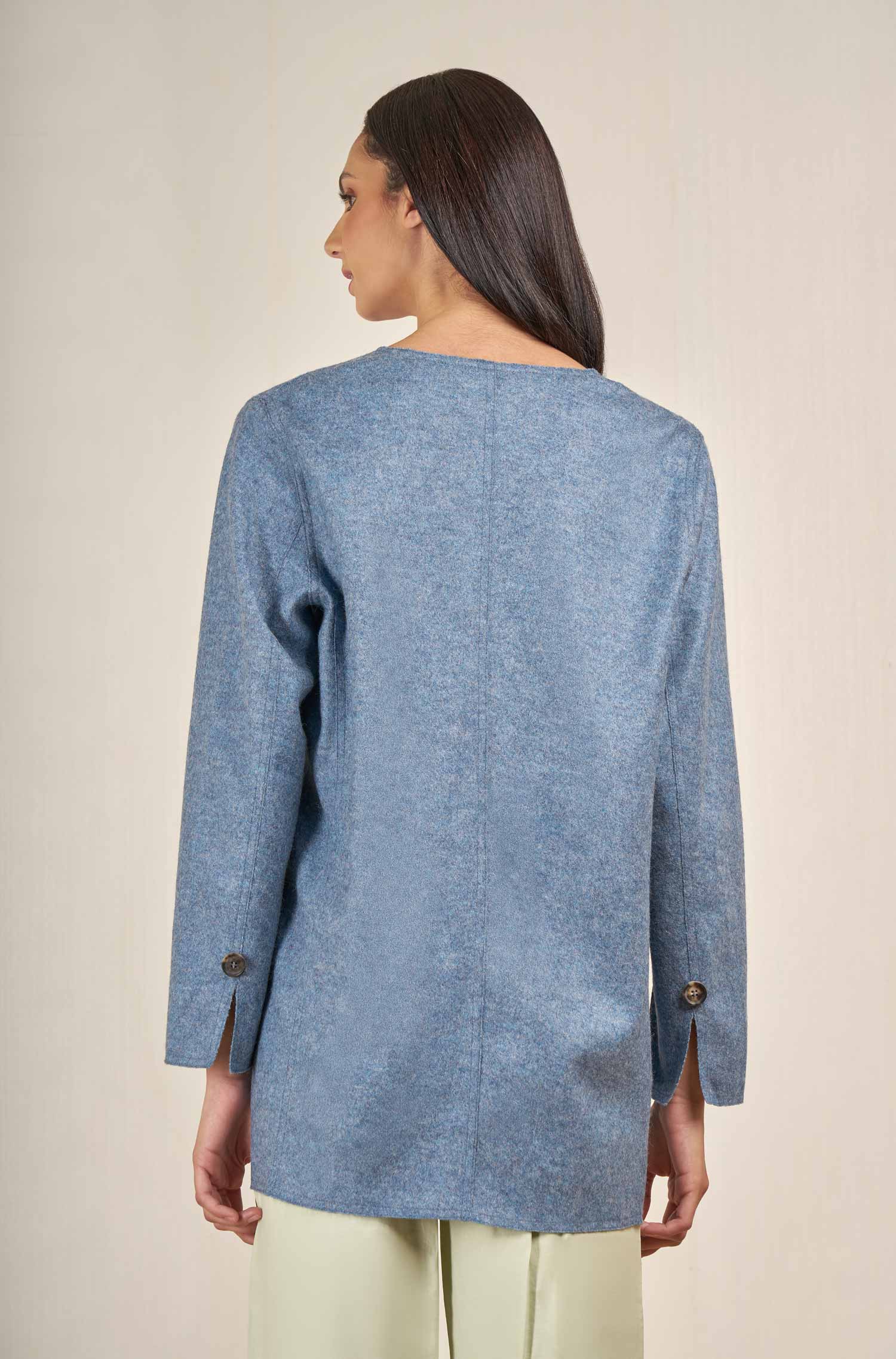 Alpaka Mantel VERTIGO aus Alpaka & Wolle