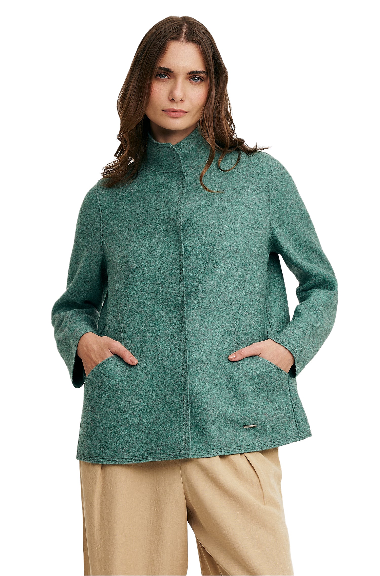 Manteau en alpaga WEASLY en alpaga et laine