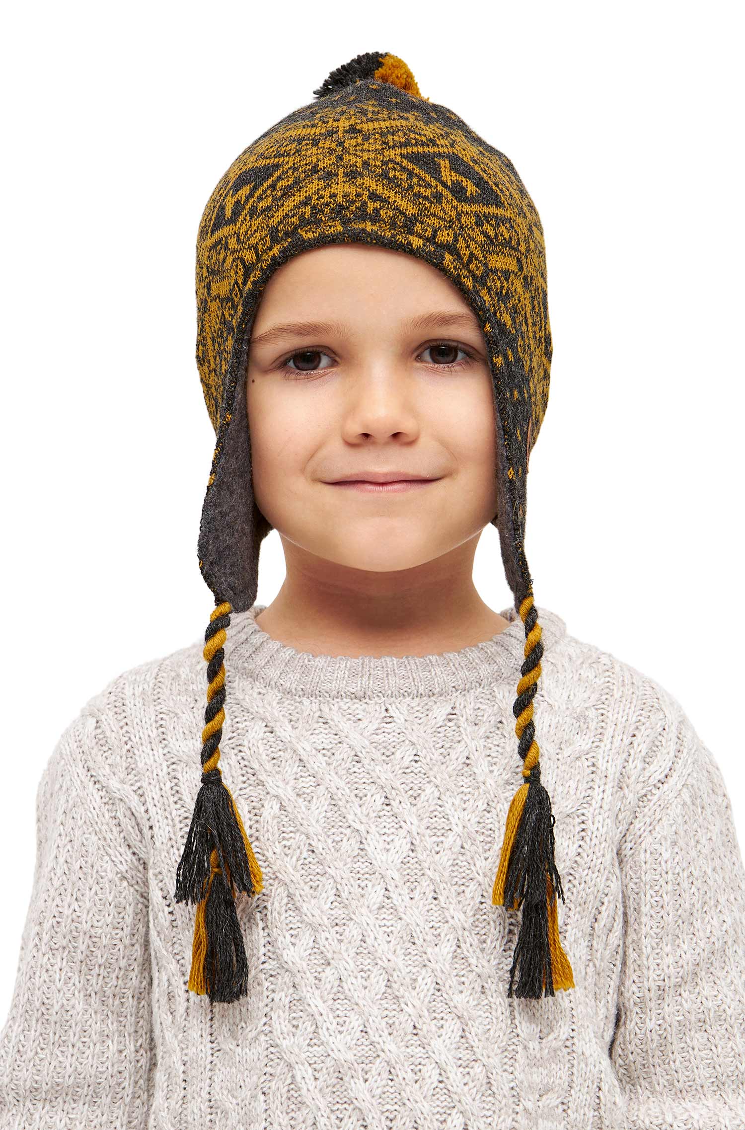 Alpaka Mütze ANDEN ROCA (für Kinder) aus 100% Alpaka